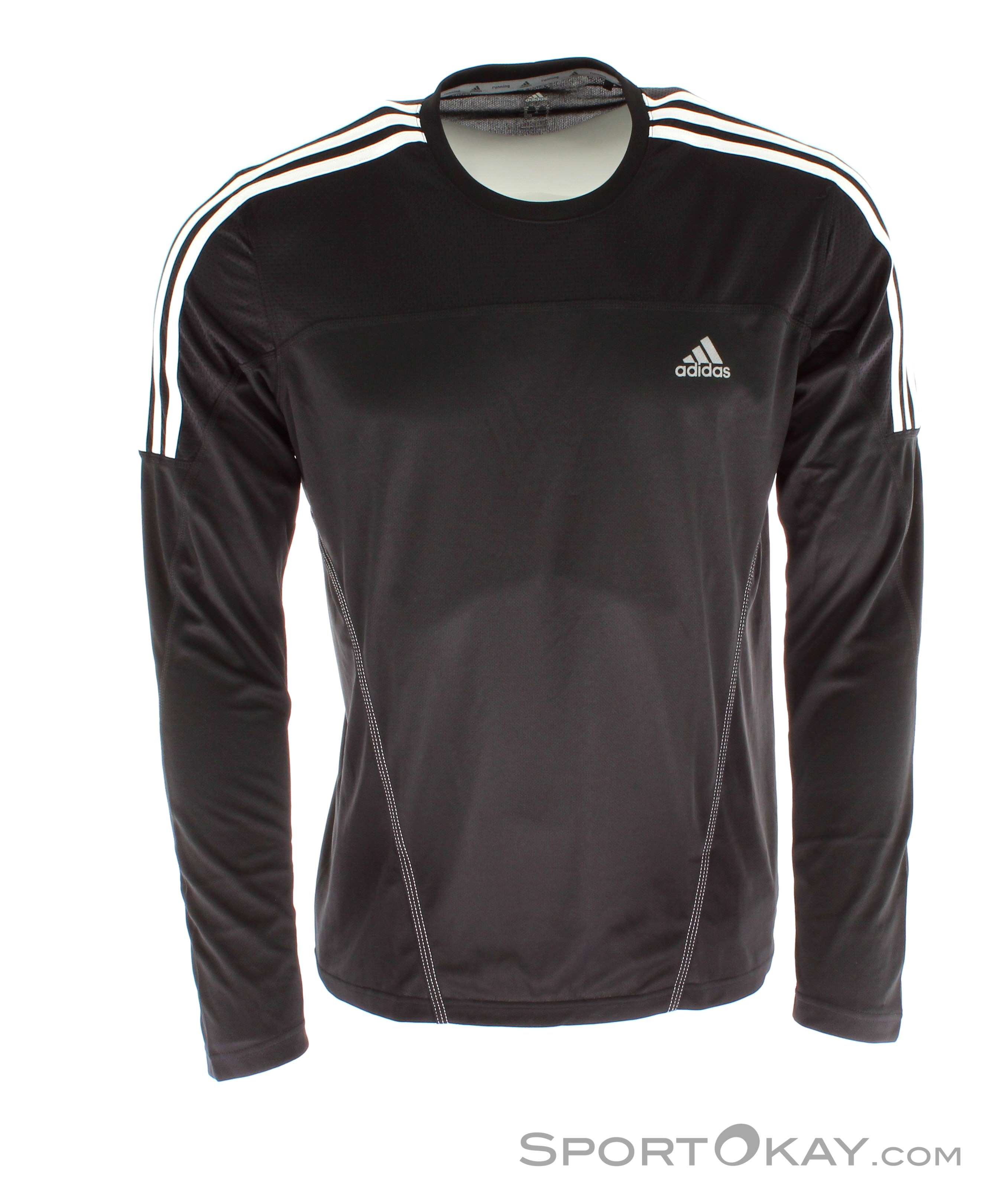 Adidas Response DS Long Sleeve Crew Neck Herren T Shirt la Shirts T Shirts Fitness Clothing Fitness All