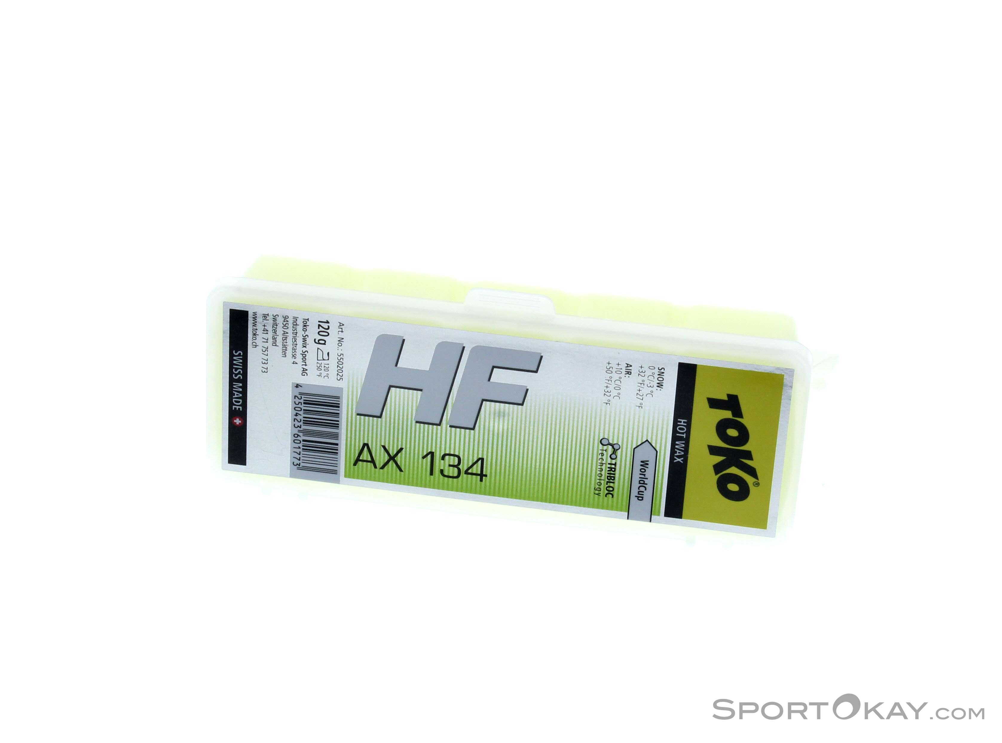 Toko HF Hot Wax AX134 120g Wax - Wax - Ski Care - Ski & Freeride - All