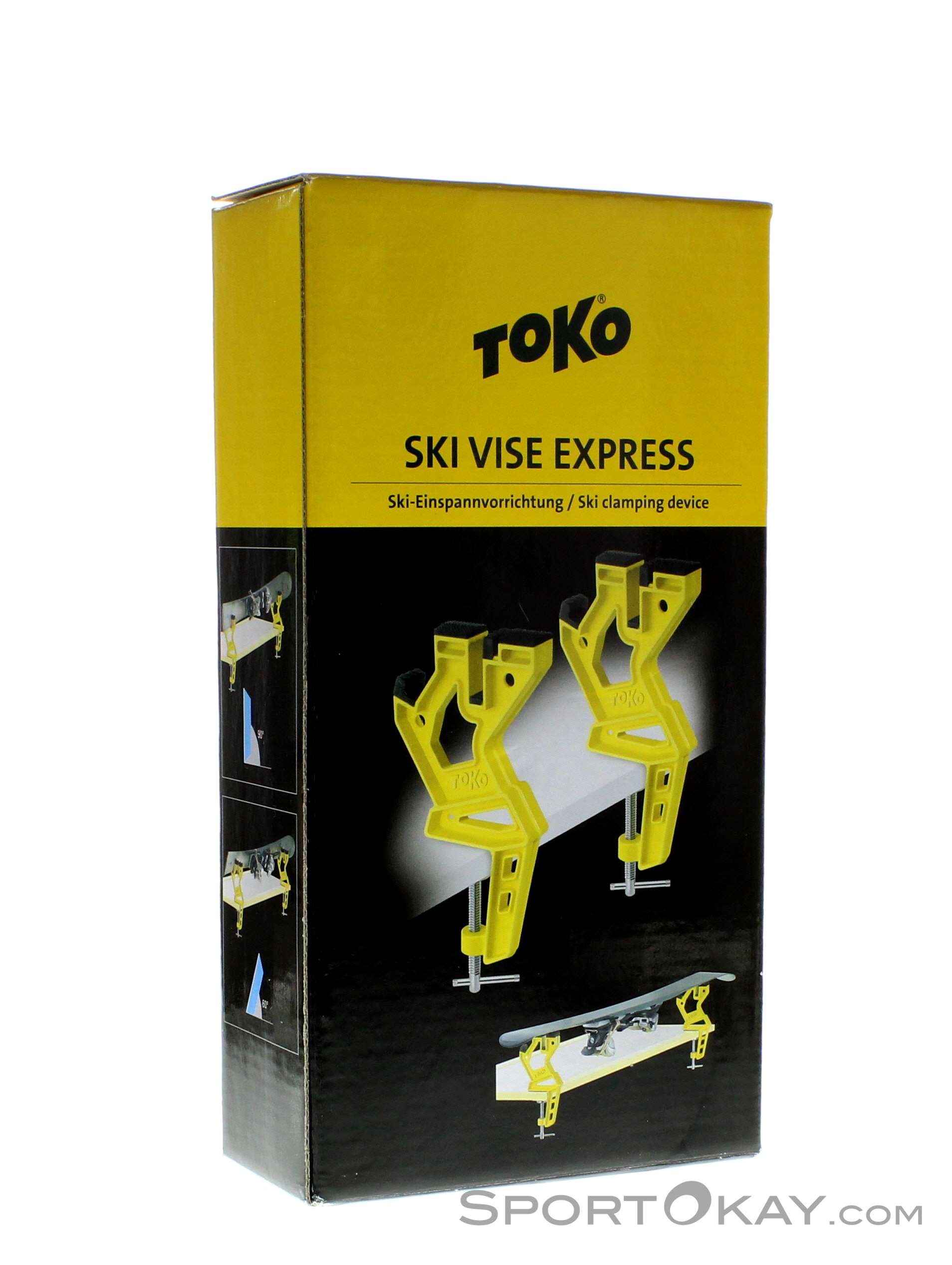 Toko Ski Vise Express Einspannvorrichtung, Toko, Gelb, , , 0019-10111, 5637162616, 4250423601940, N1-01.jpg