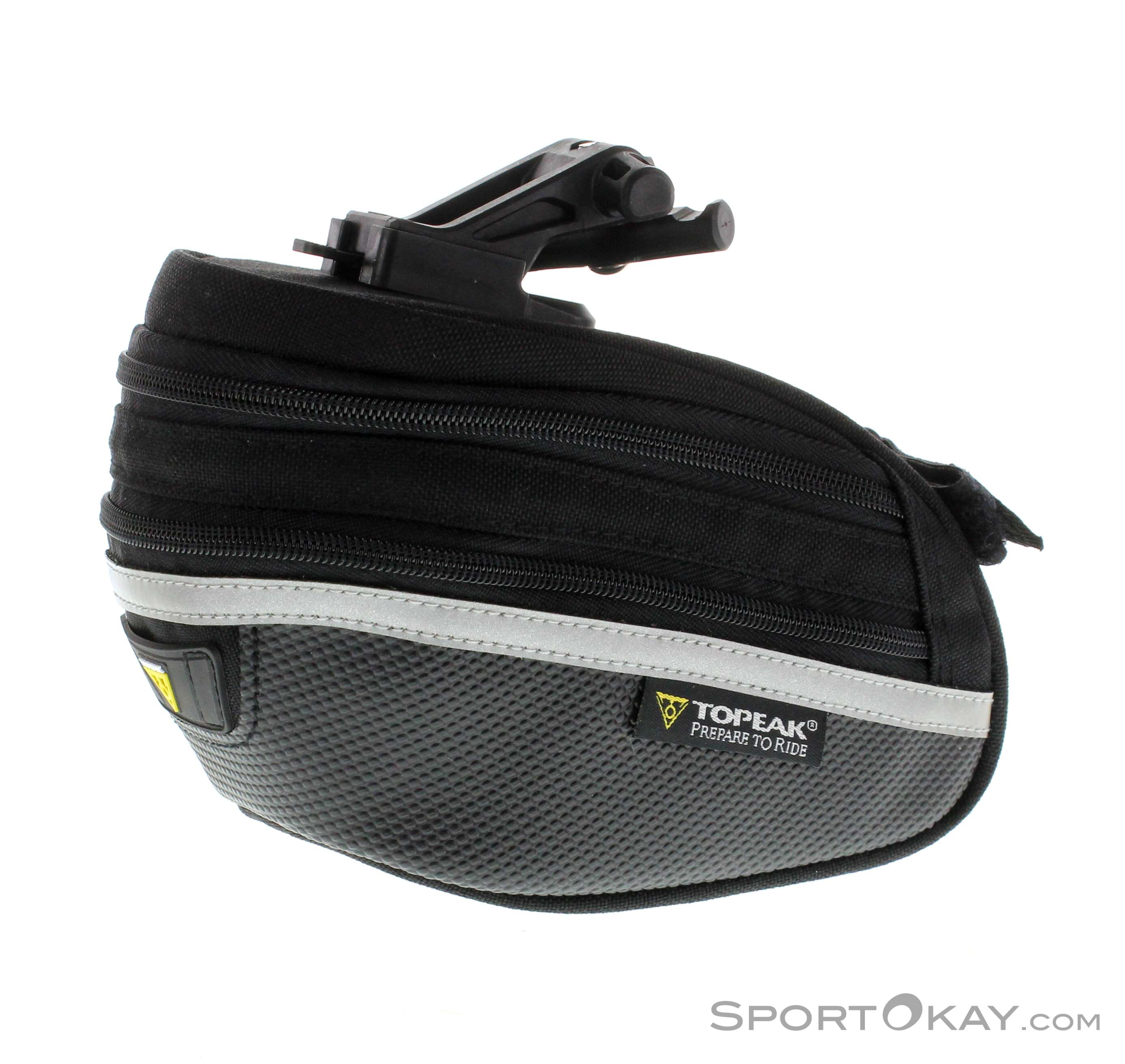 Expands for More Storage Topeak Wedge II Quick Clip Saddle Bag Large