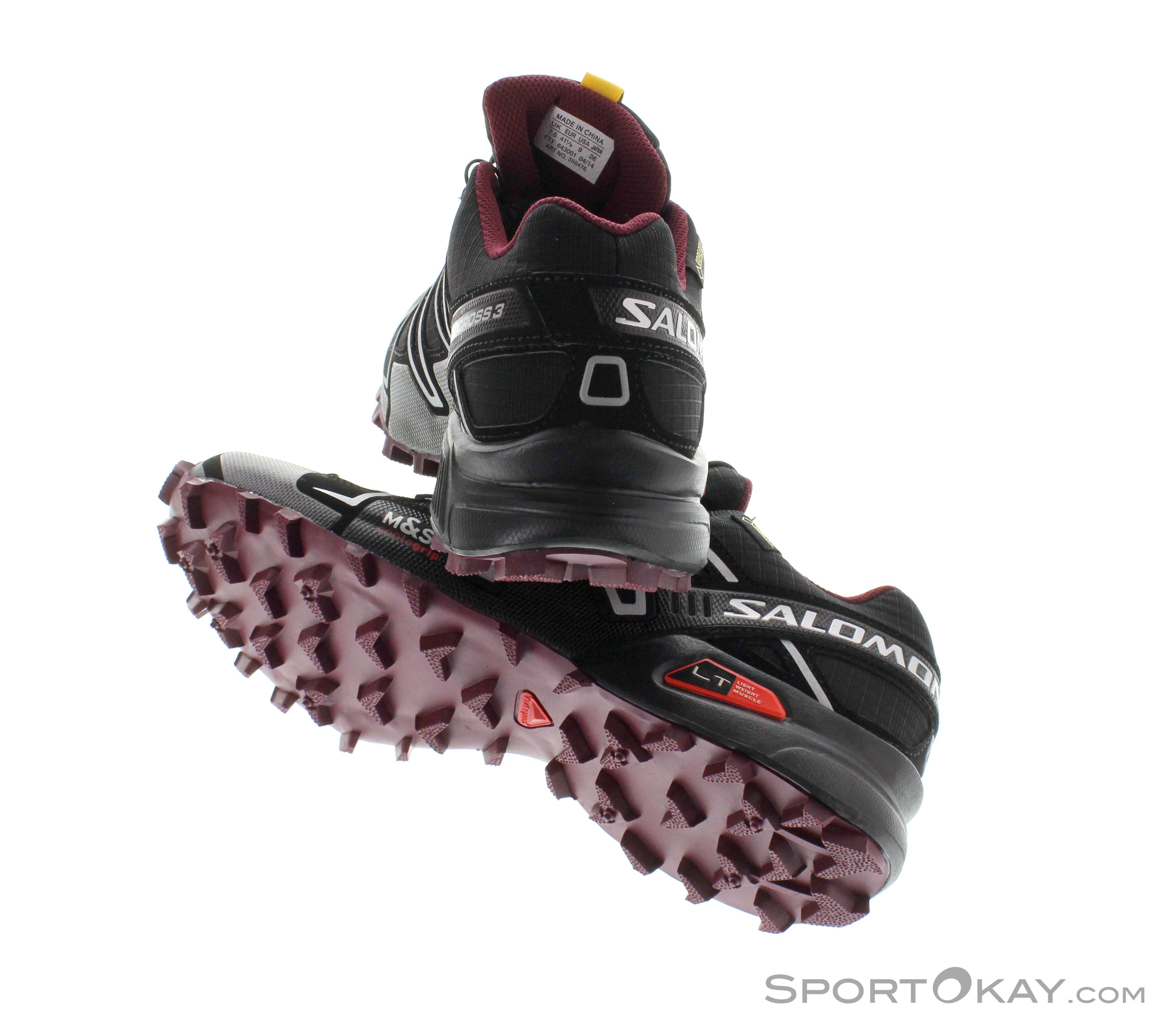 Salomon Speedcross 3 GTX Womens Trail Running Shoes Gore-Tex - Trail Shoes Shoes - - All