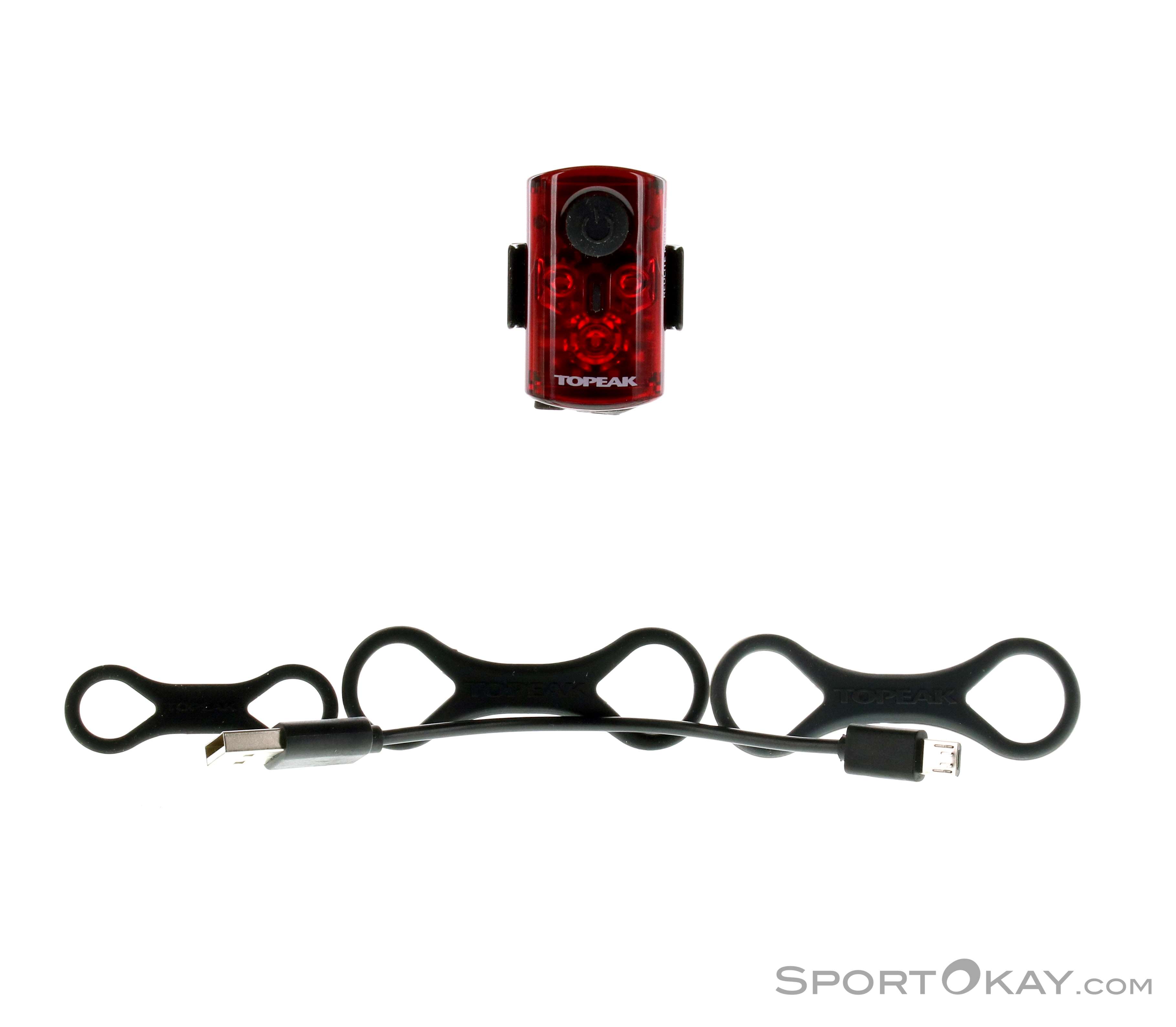Topeak RedLite Mini USB Fahrradlicht hinten, Topeak, Rot, , Unisex, 0185-10182, 5637492048, 4712511836653, N1-01.jpg