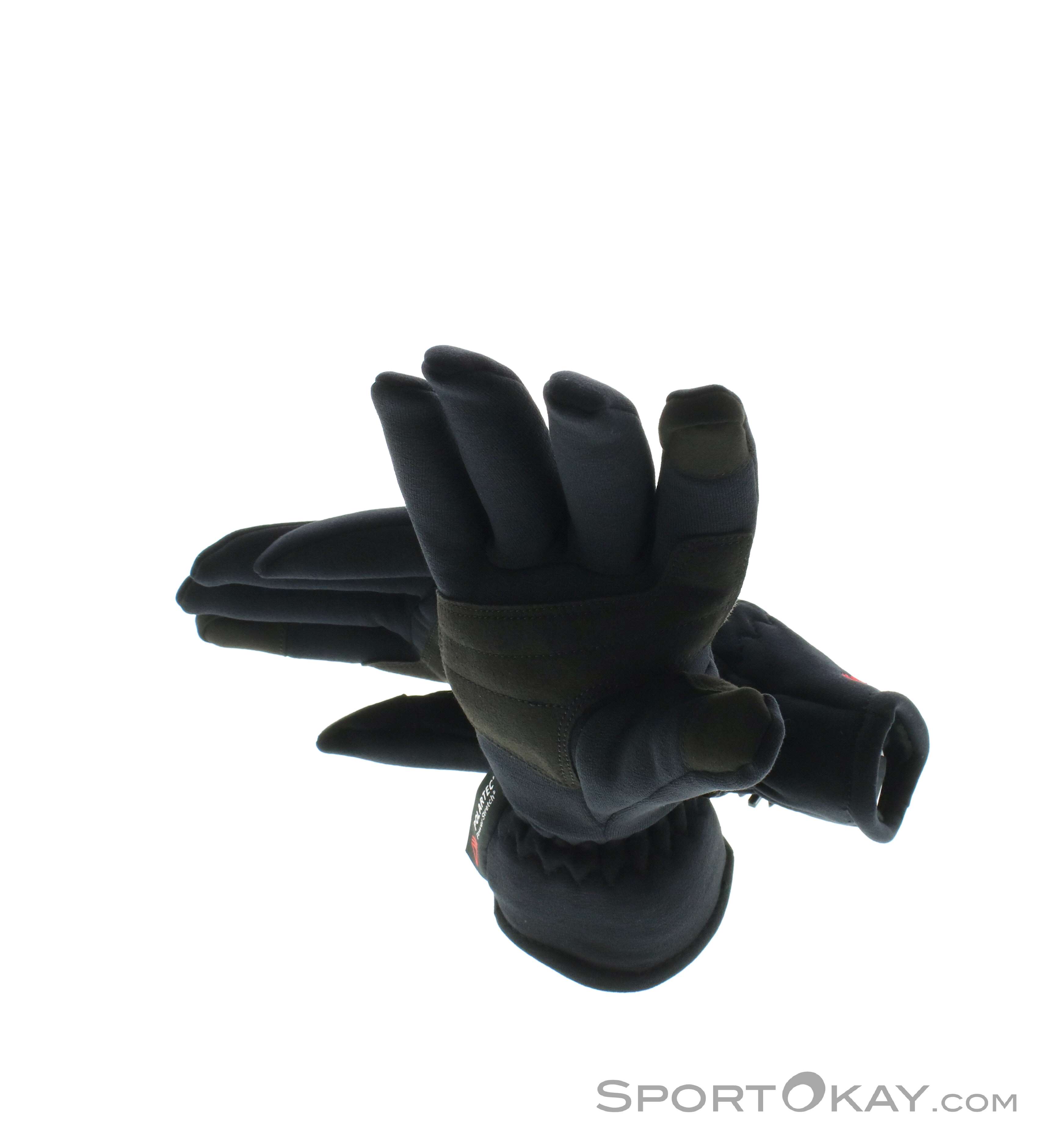 Verstelbare Manchet Sneeuwsport Mammut Stoney Glove - Winter Handschoenen Voor Skiën & Outdoor, Waterdicht, Geïsoleerd Met PrimaLoft (Zwart) Mamut Stoney Handschoenen
