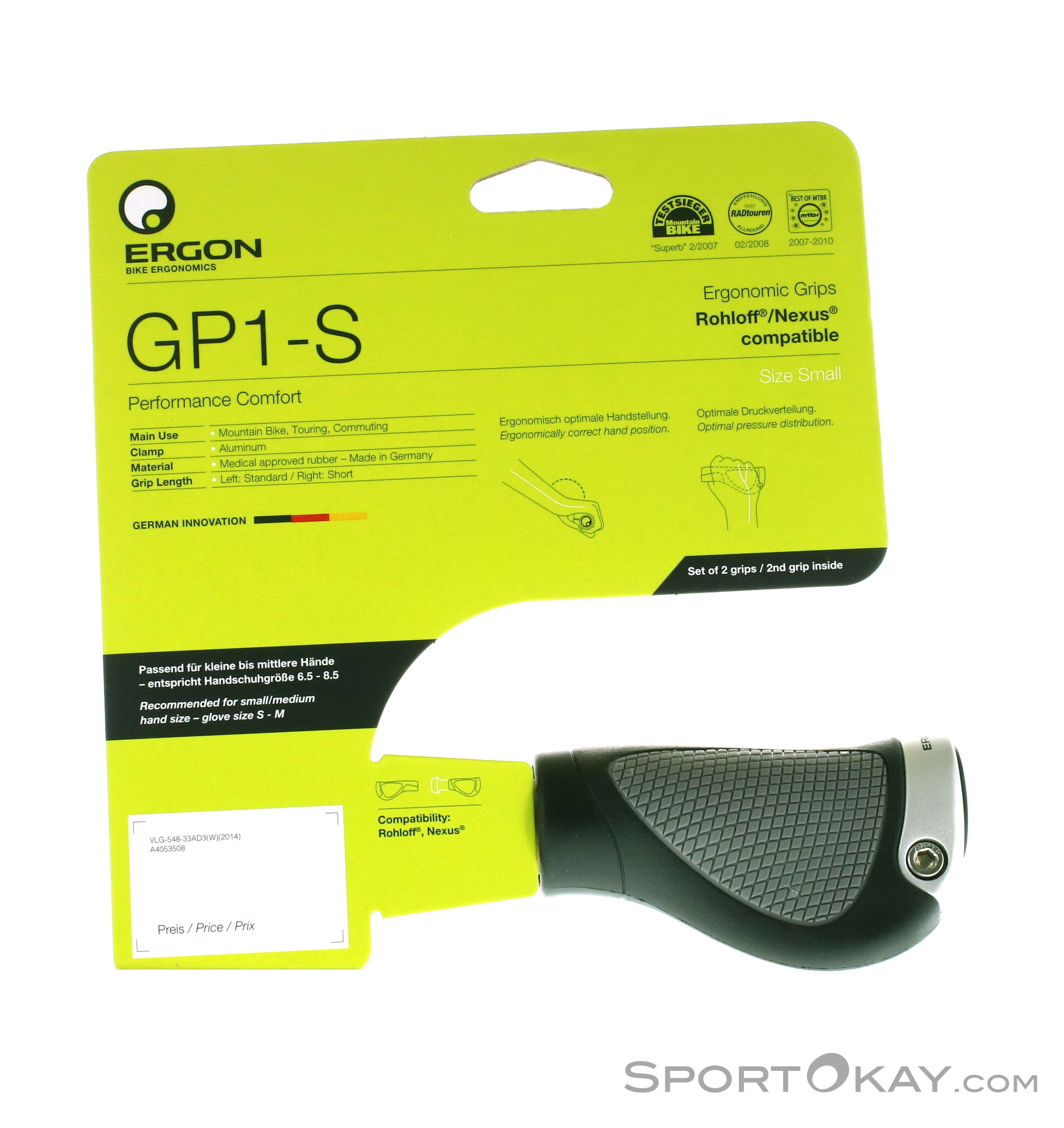 Auroch Beroep Begroeten Ergon GP 1 Rohloff/Nexus Grips - Grips & Barends - Components - Bike - All