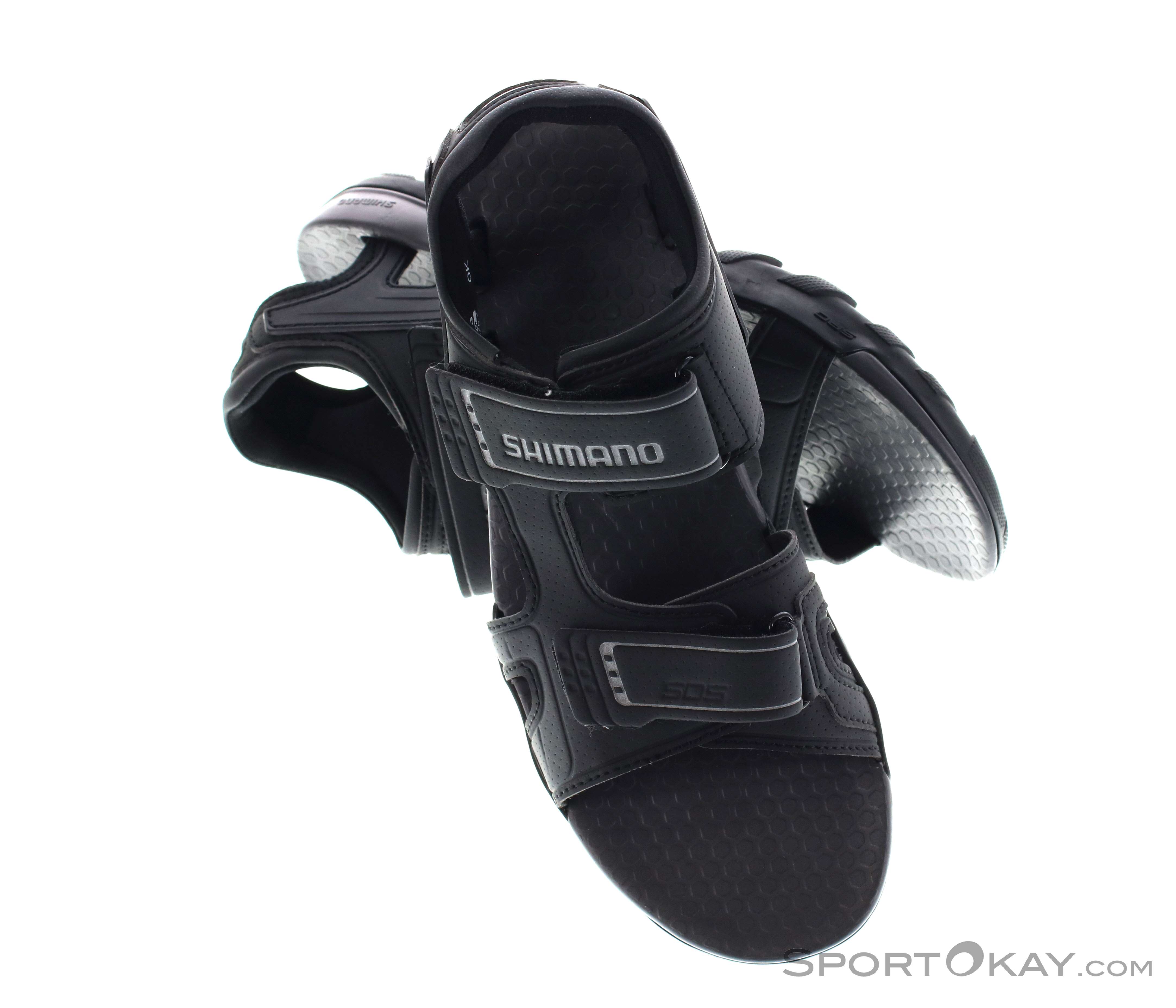 Shimano SH-SD5 Men's Bicycle Shoes Grey Dual Strap Cycling Bike Flat Sandals SD5 