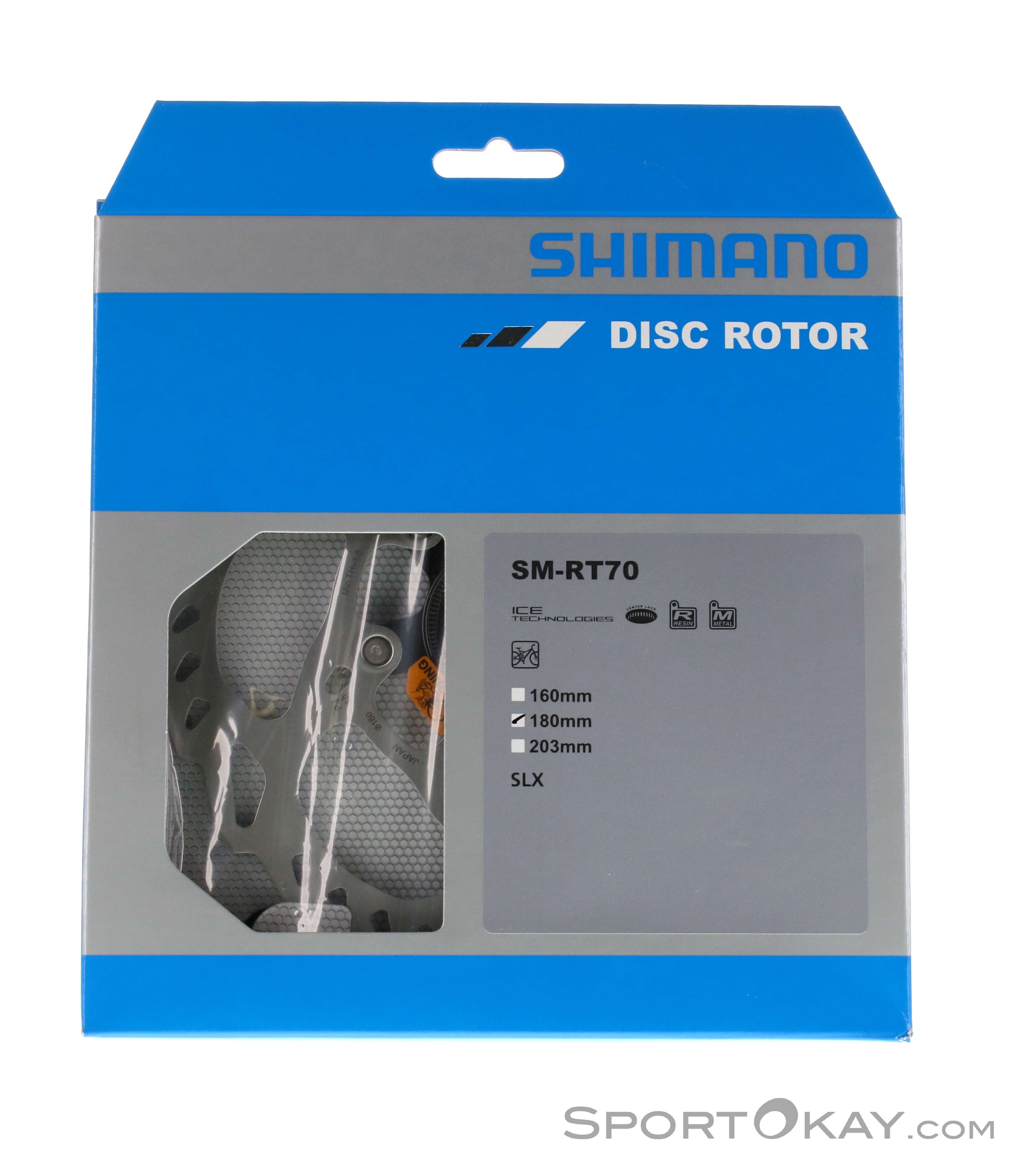 Shimano SLX SM-RT70 Ice-Tech 180mm Centerlock Bremsscheibe, Shimano, Grau, , Unisex, 0178-10399, 5637598415, 4524667687078, N1-01.jpg