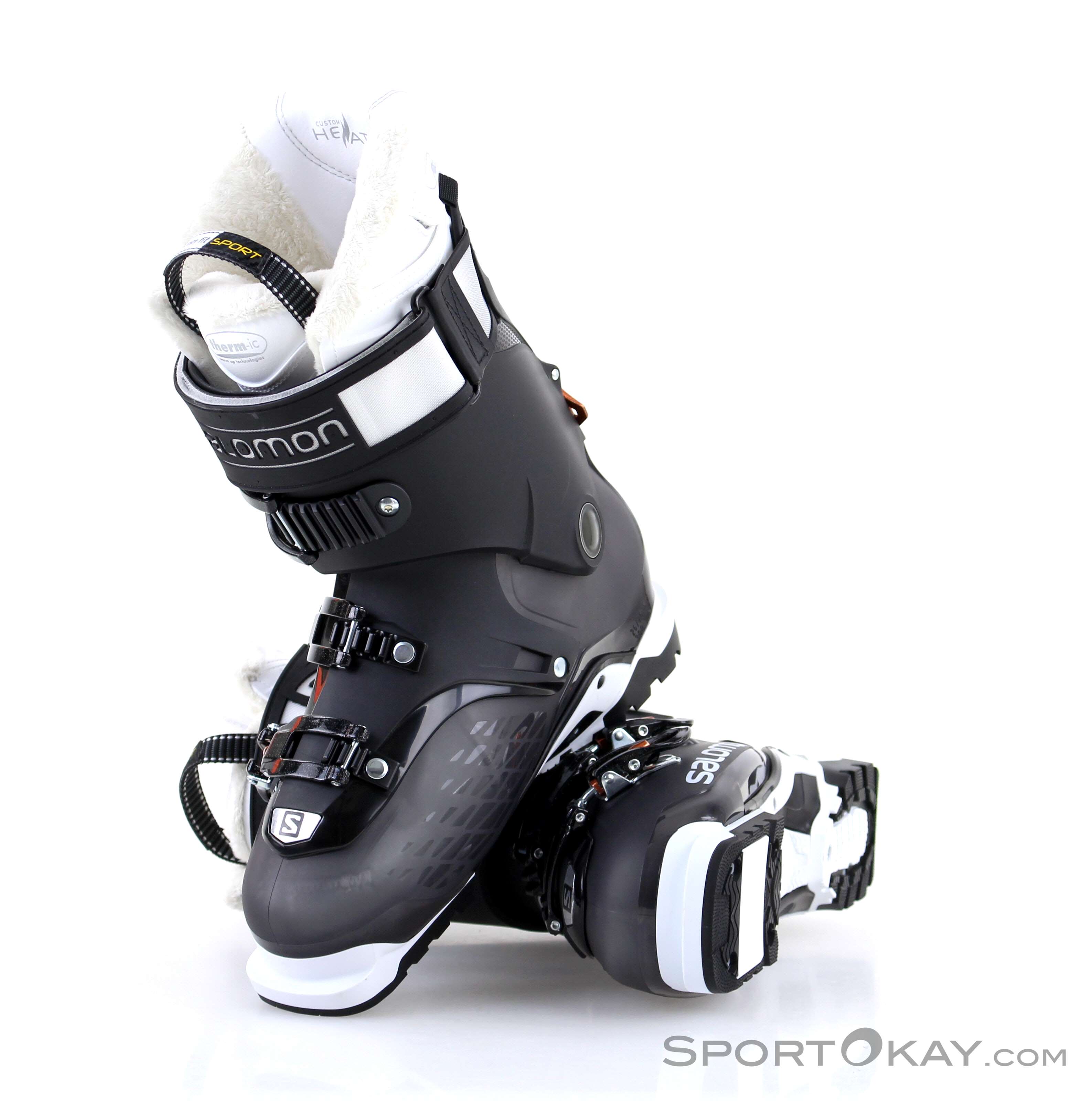 salomon heated ski boots women's