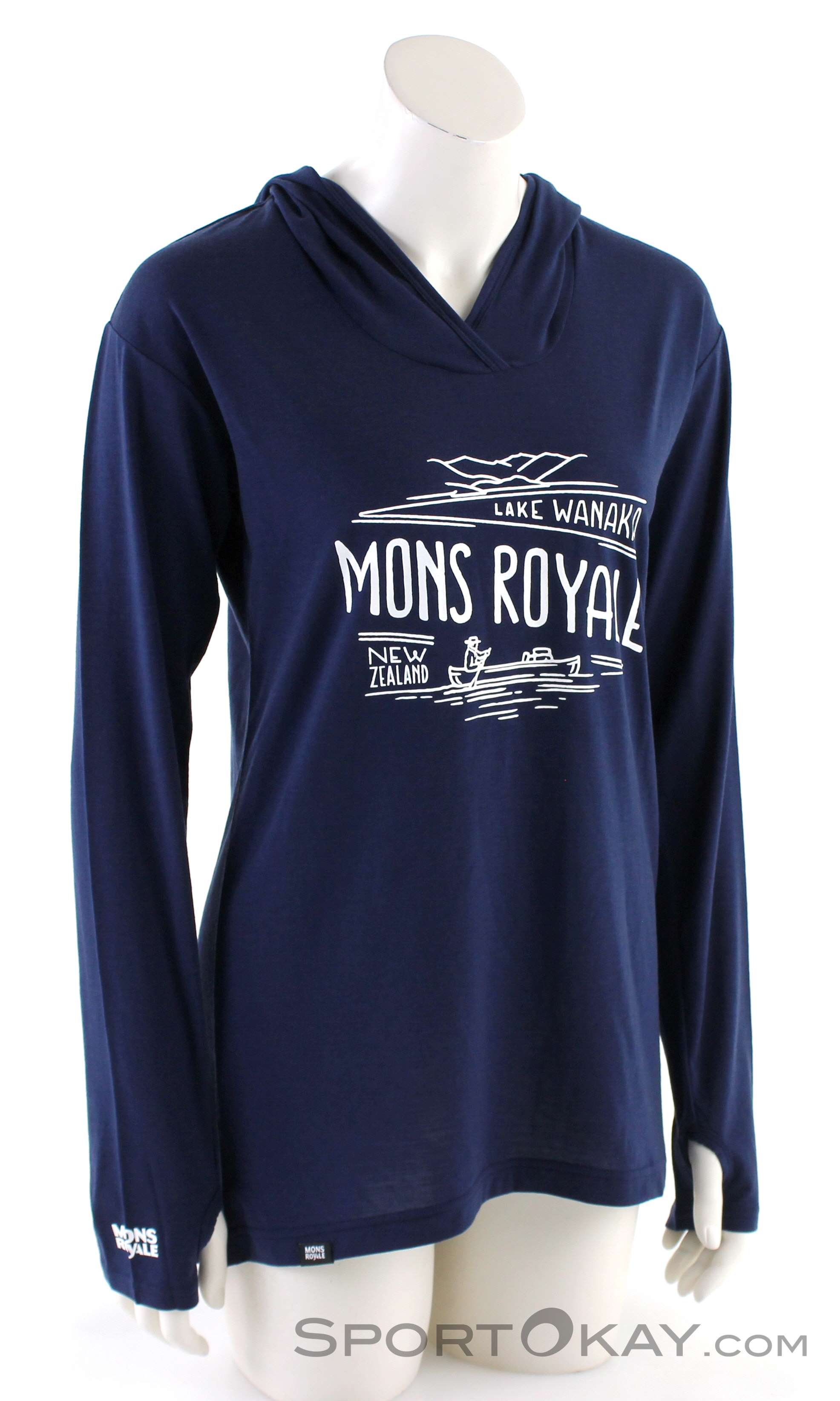 Mons Royale Paige Longline Damen Sweater, Mons Royale, Blau, , Damen, 0309-10002, 5637628748, 9421031638849, N1-01.jpg