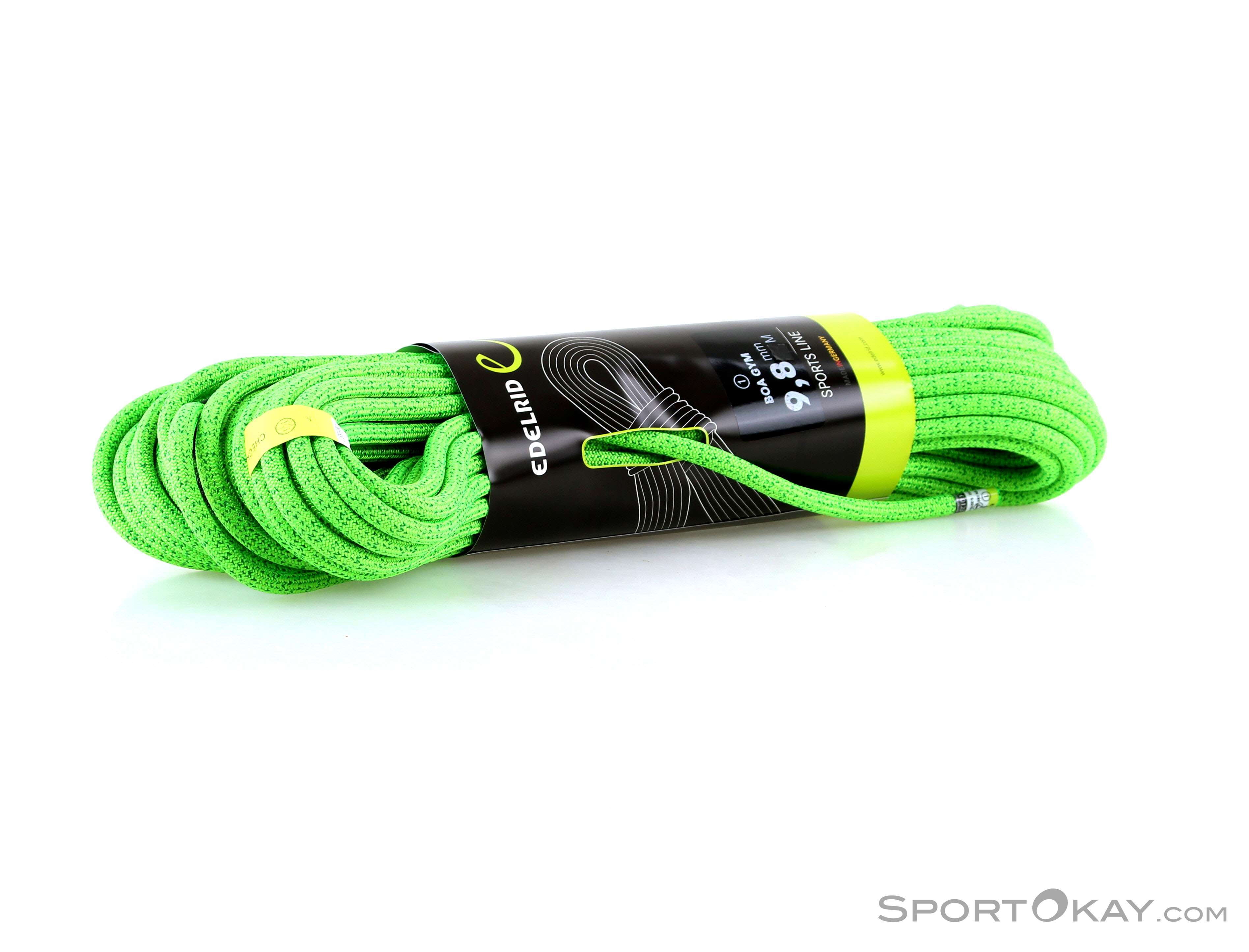 Edelrid Boa Gym 9,8mm 40m Climbing Rope - Single Rope - Climbing Ropes &  Accessory Cords - Climbing - All