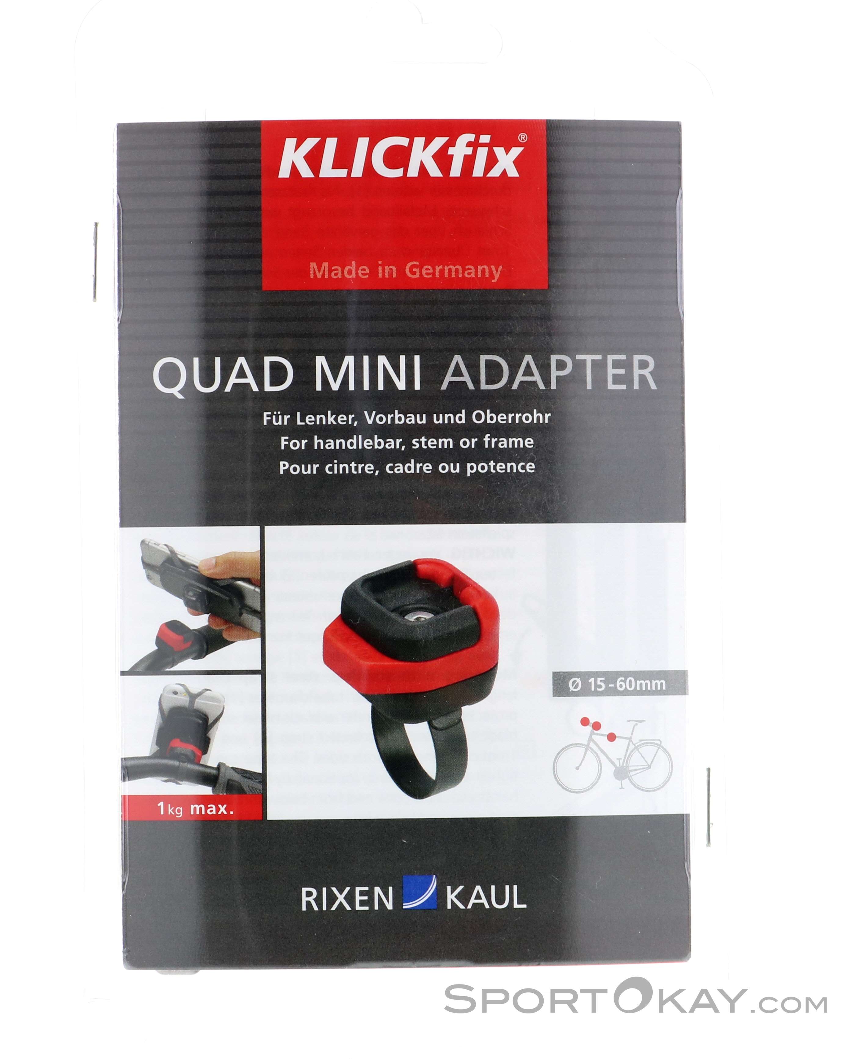 KLICKfix  Freeliner · Mini Adapter · schwarz