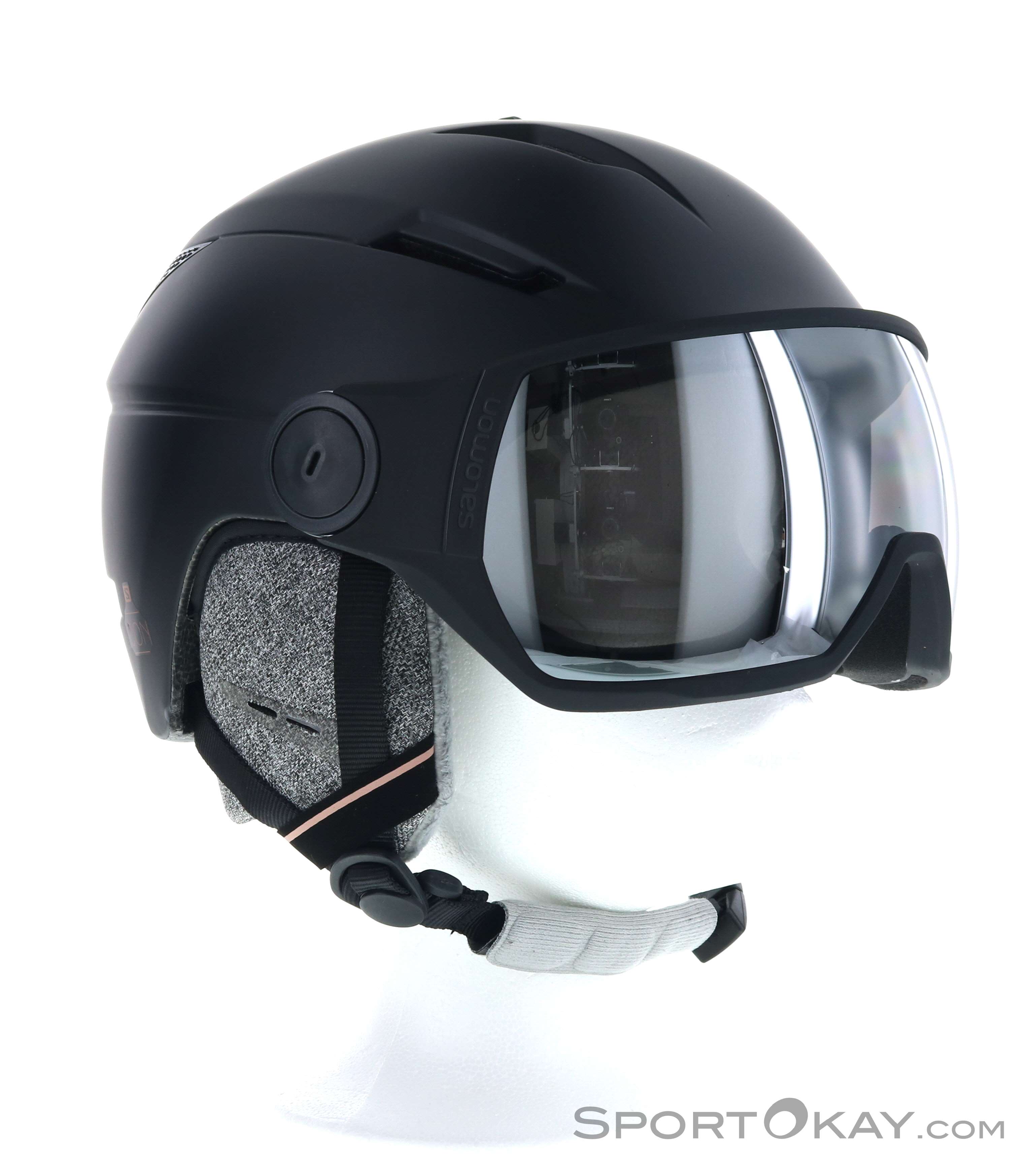 salomon ski helmet with visor