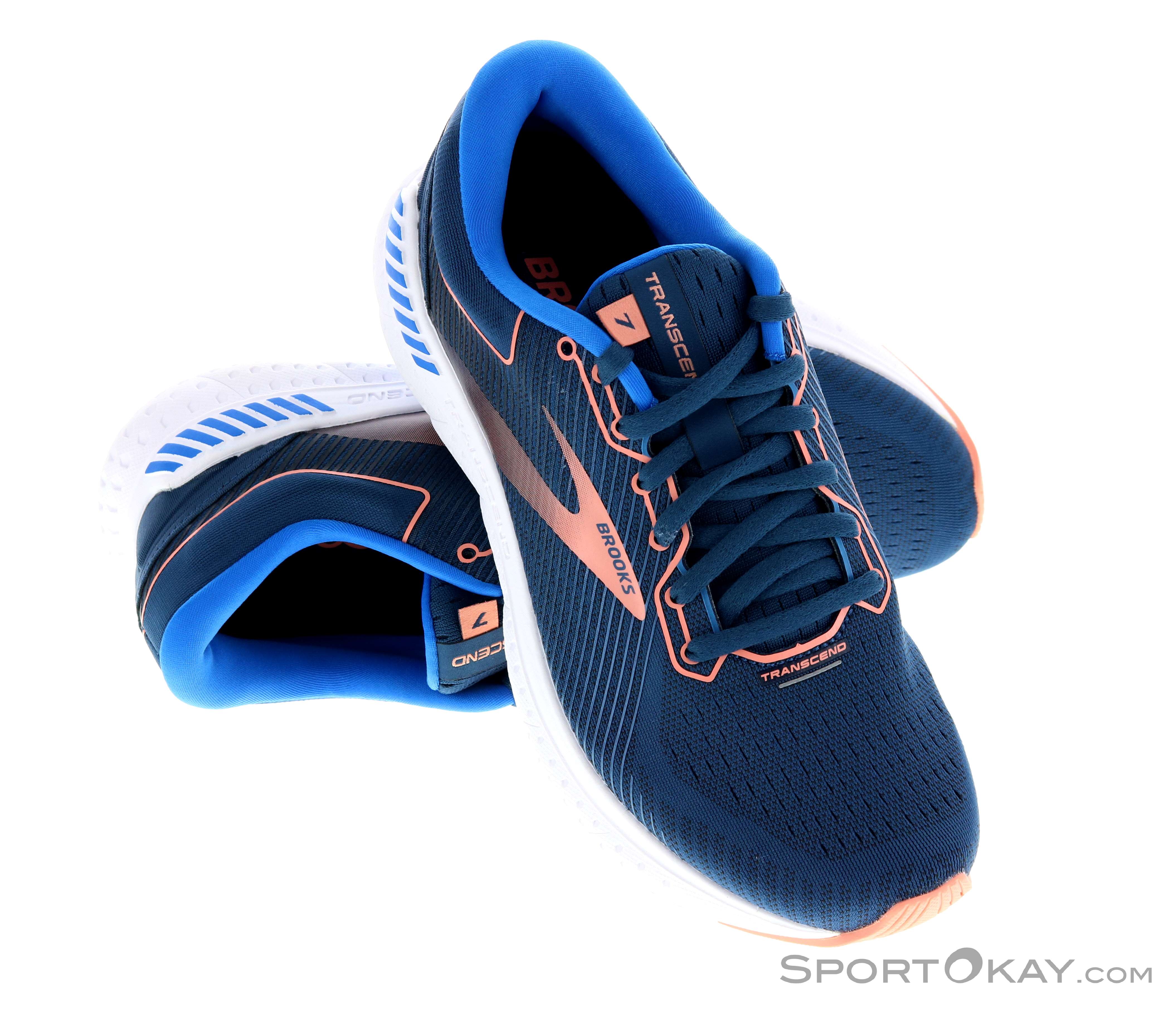 Brooks Transcend 7 Womens Running Shoes (B Standard) (480) - Olympus Sports