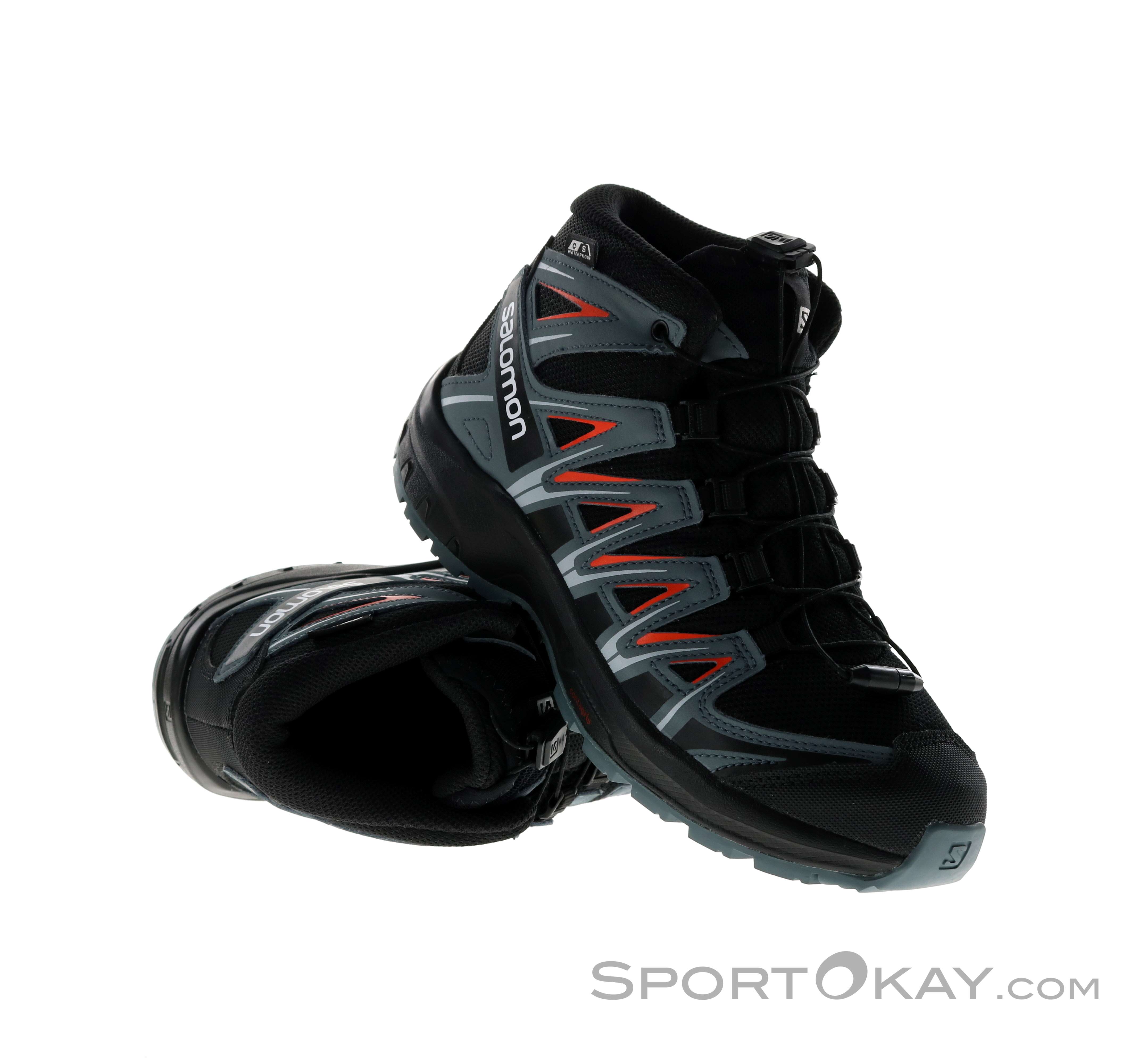 grade adjective Humane Salomon XA Pro 3D Mid CSWP Kids Outdoor Shoes - Leisure Shoes - Shoes &  Poles - Outdoor - All