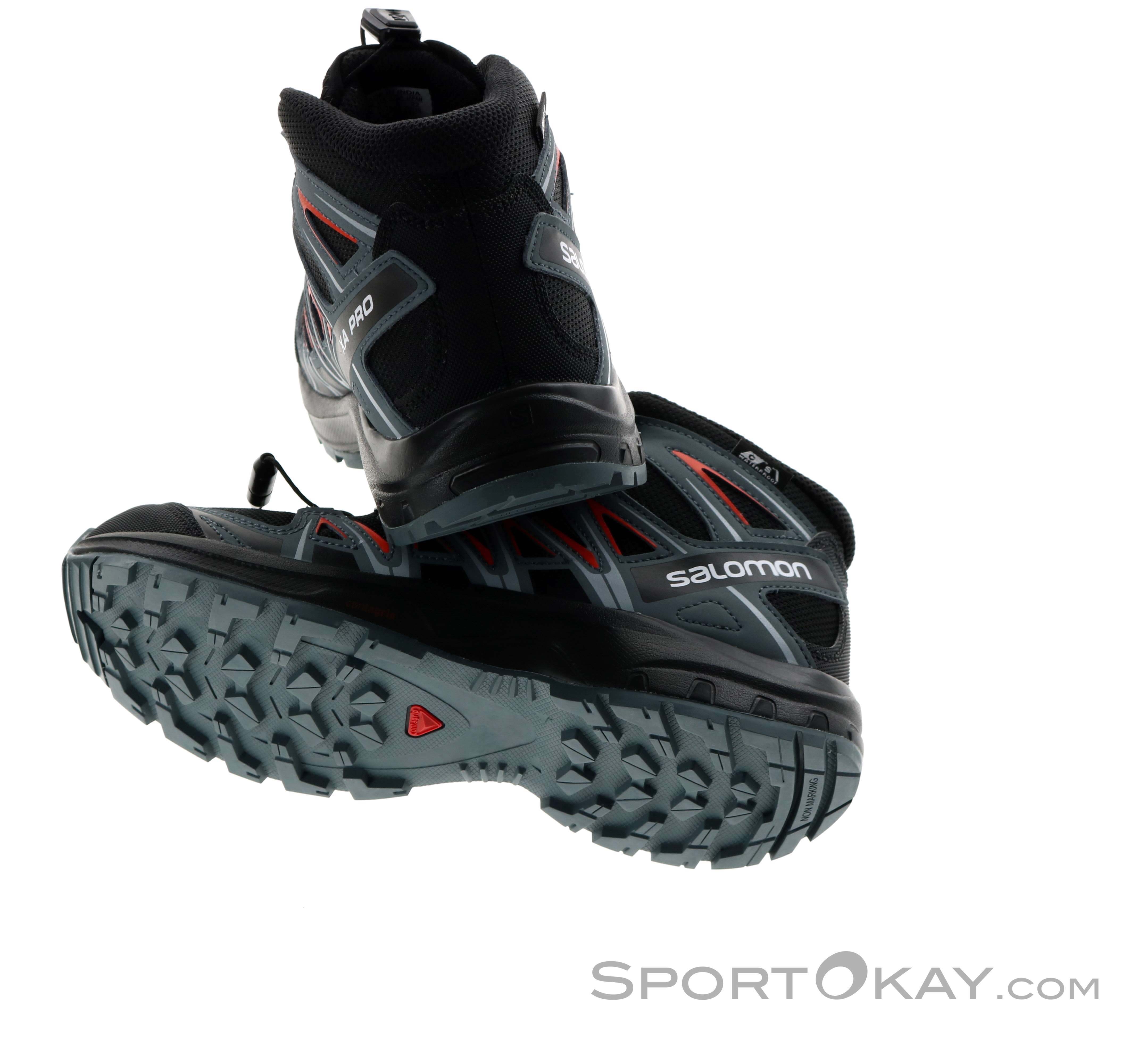 Salomon Xa Pro V8 Mid Climasalomon Waterproof negro botas trekking niño