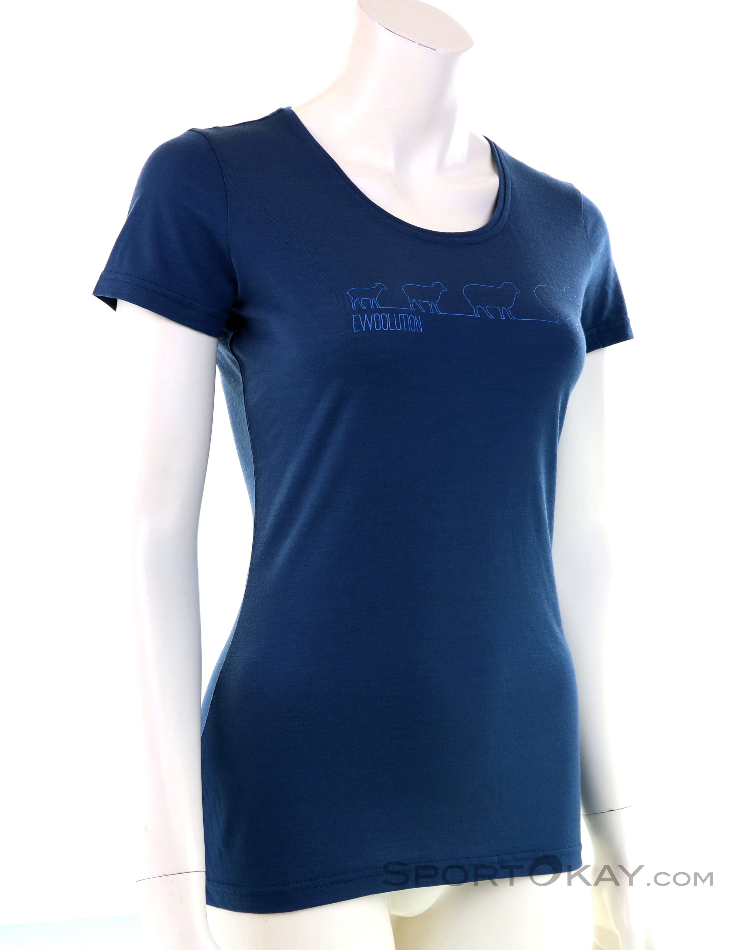 Ortovox 150 Cool Ewoolution TS Damen T-Shirt, Ortovox, Blau, , Damen, 0016-11053, 5637760530, 4251422545198, N1-01.jpg