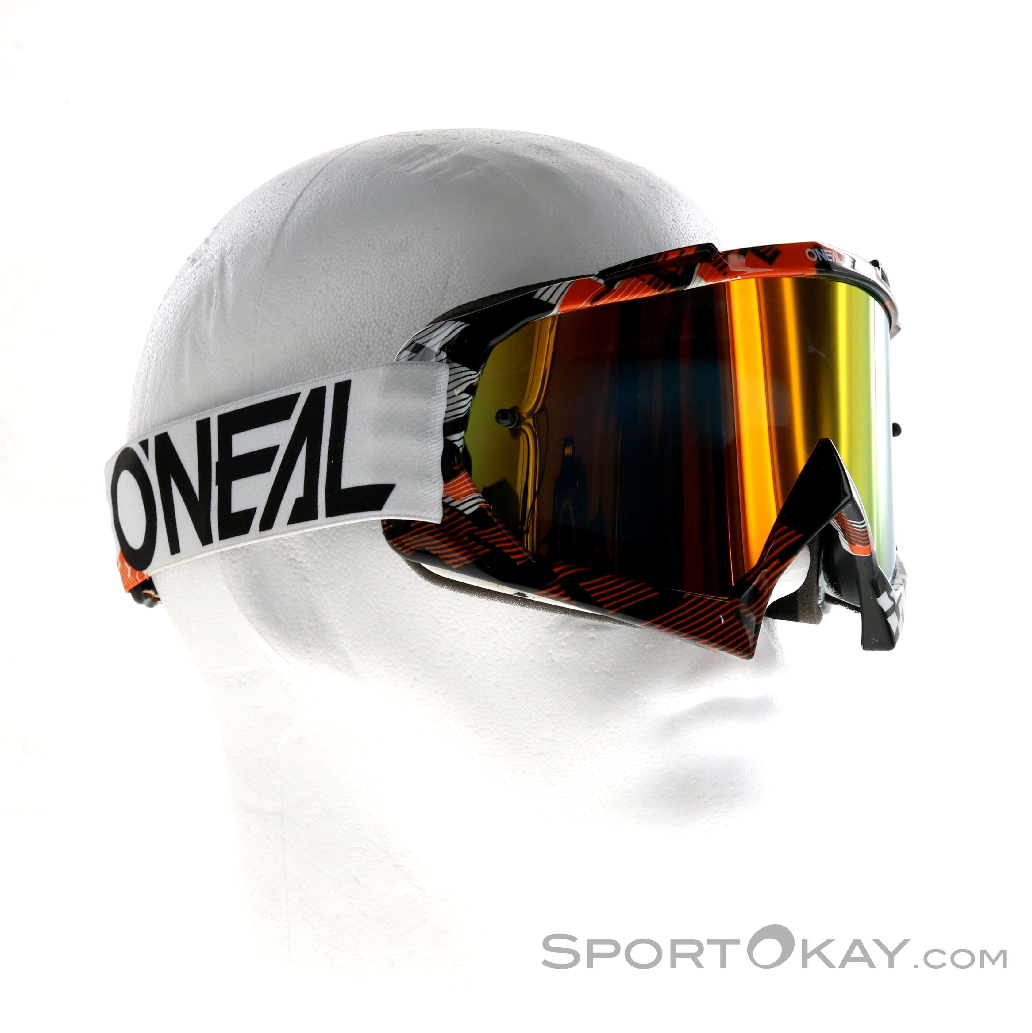 O'Neal B-10 Goggles Crank Glasses Clear Motocross Downhill MX Antifog Mountain Bike 