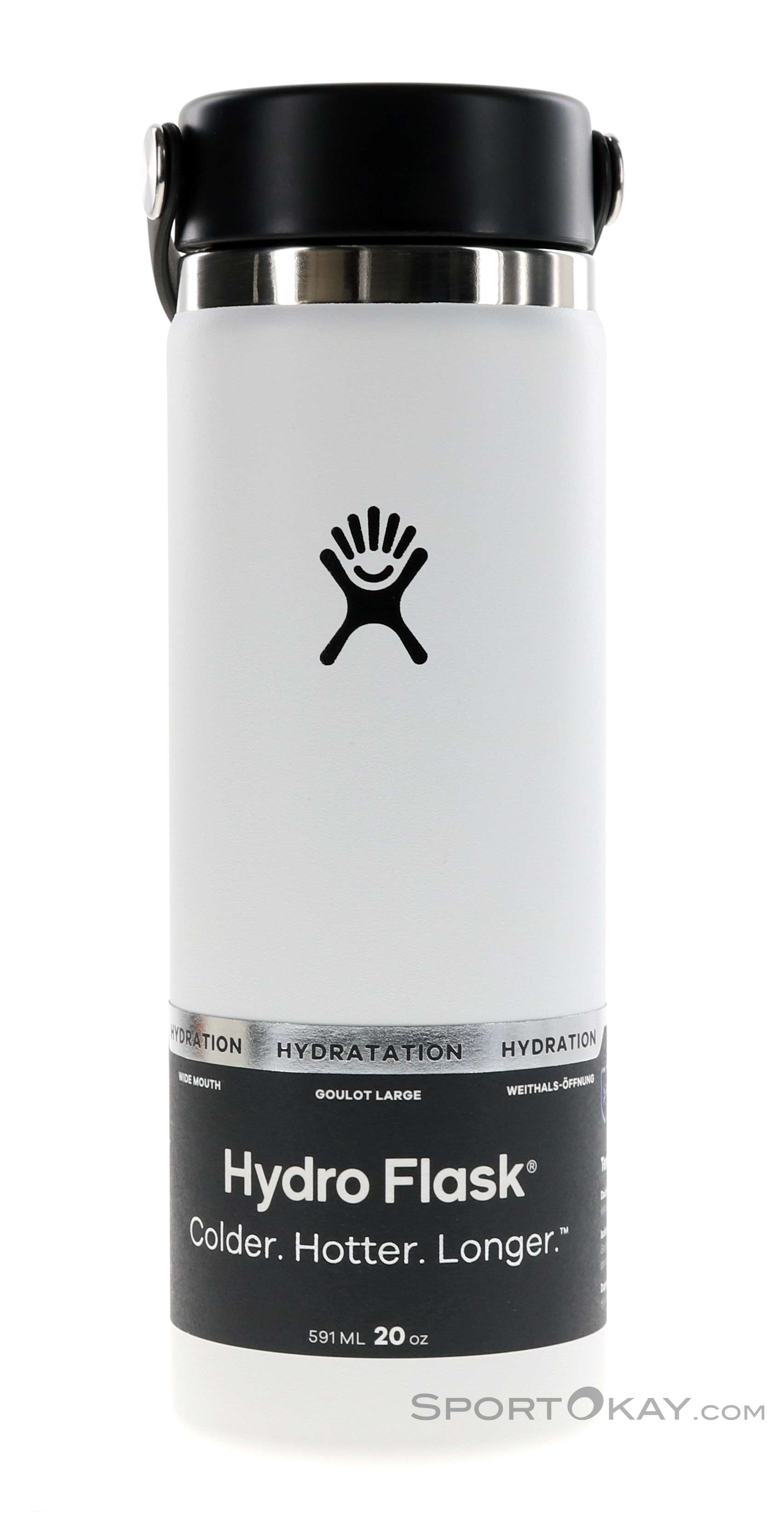 hydro flask white wide mouth