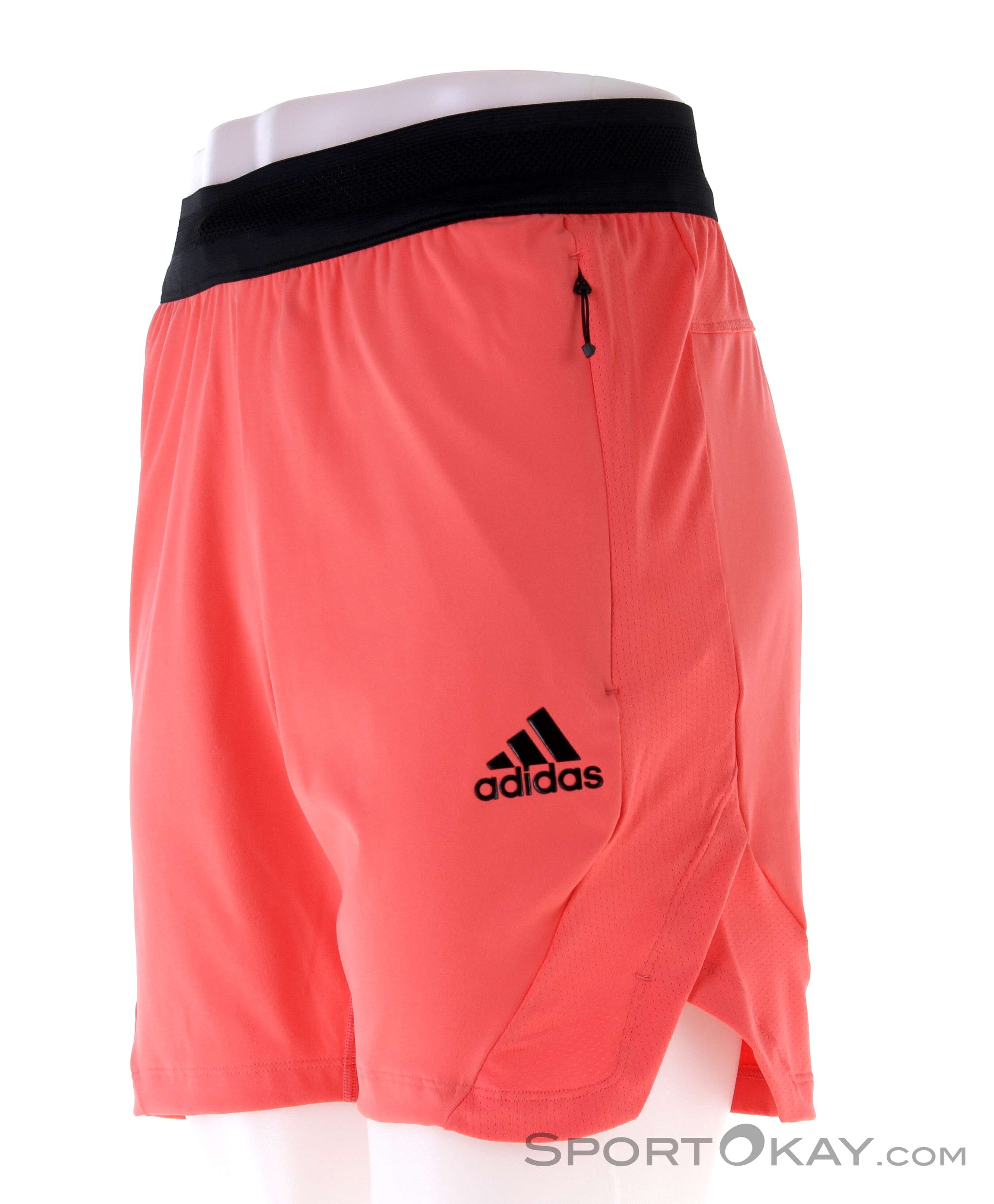 adidas pink shorts mens