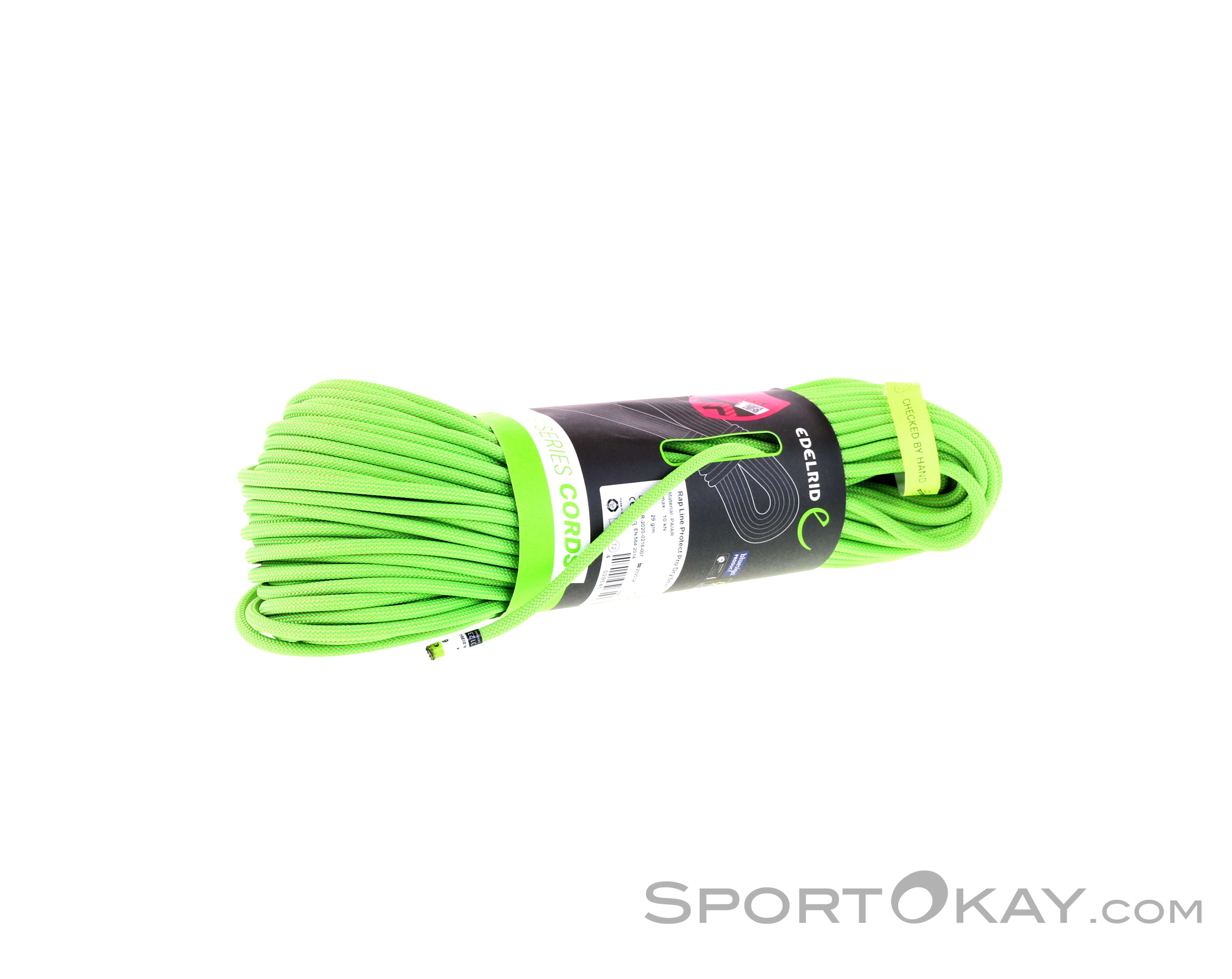 Edelrid Rap Line Protect Pro Dry 6mm Cord 70m - Twin Rope - Climbing Ropes  & Accessory Cords - Climbing - All