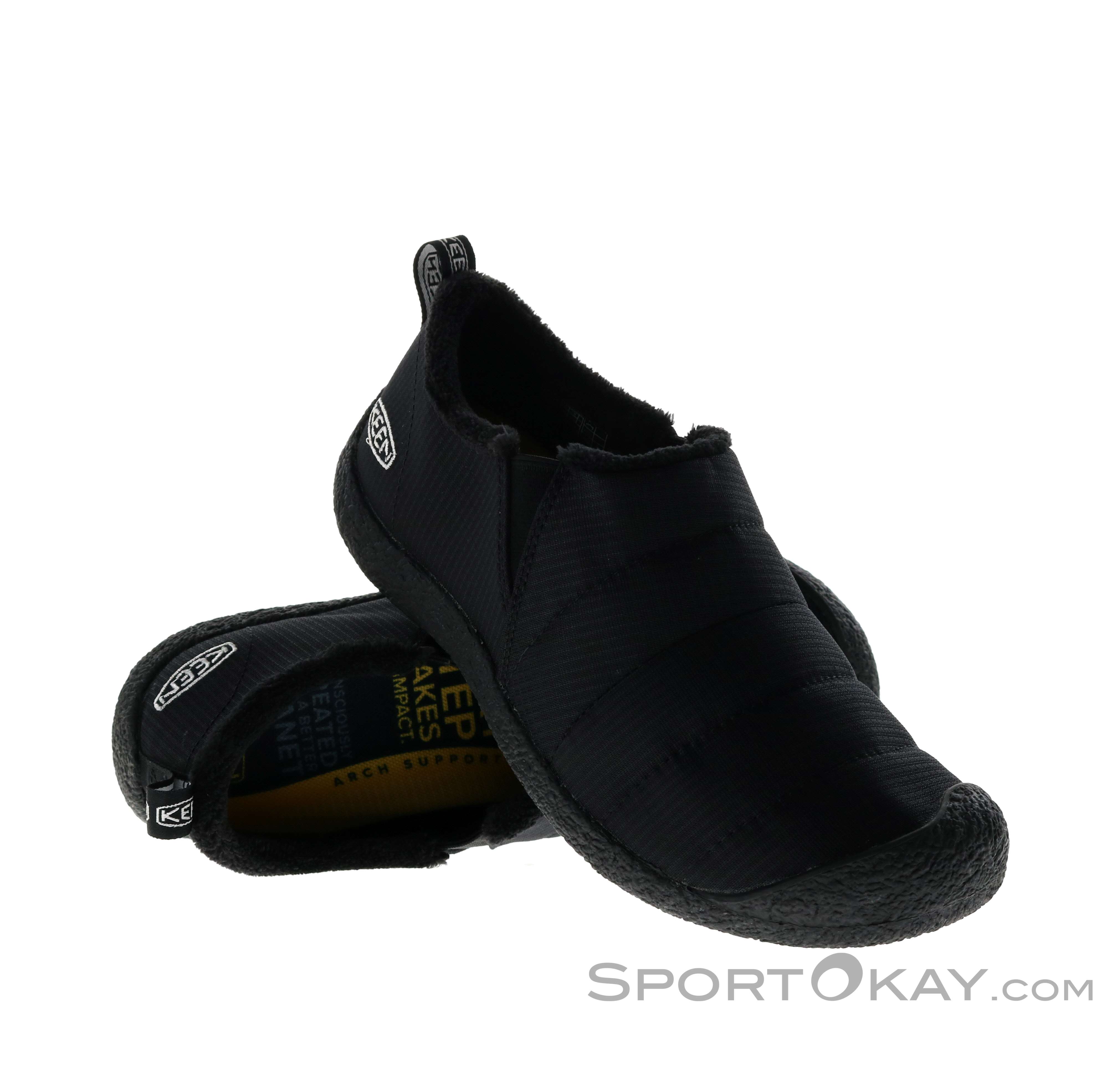 black leisure shoes