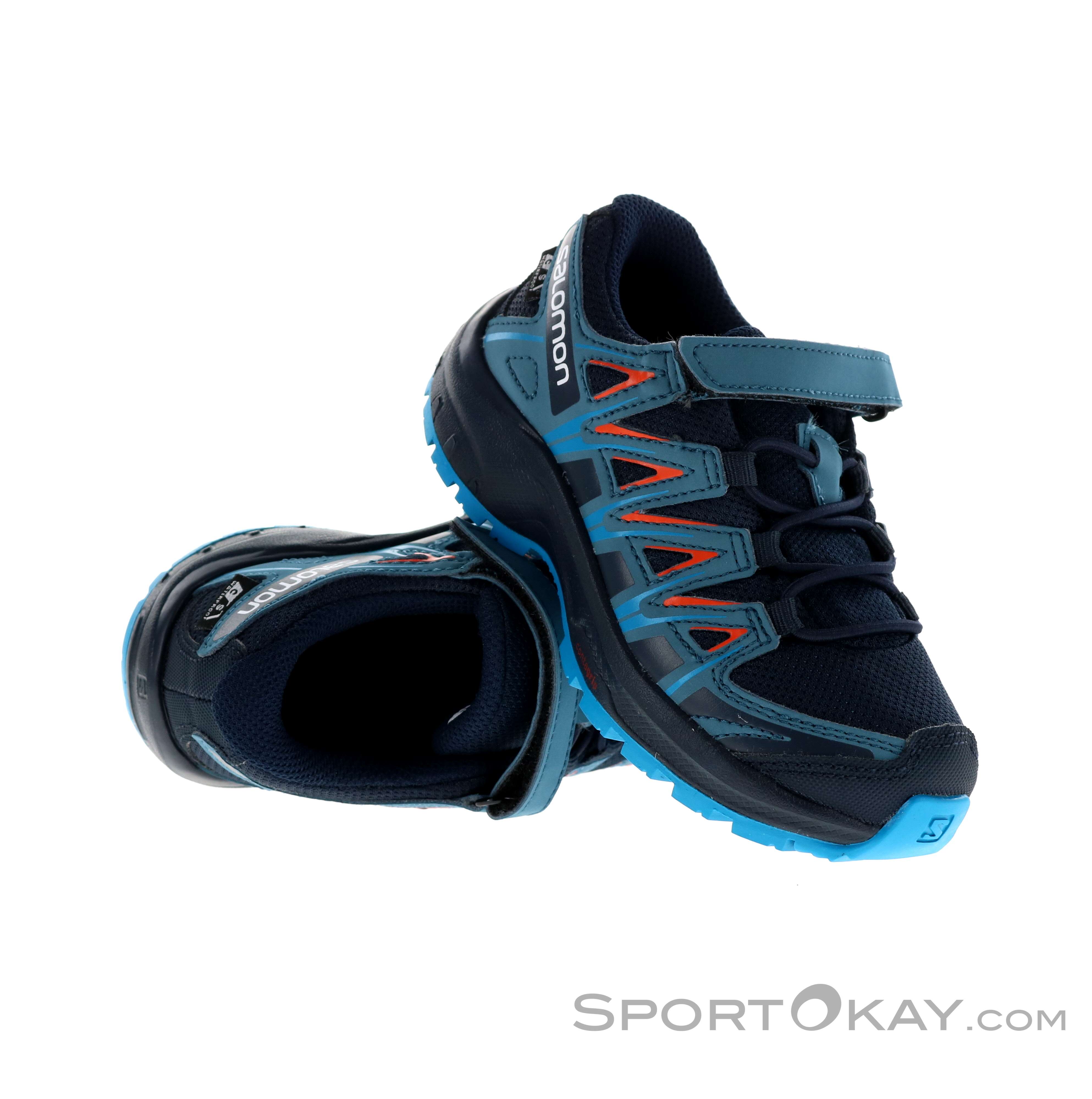 Salomon Zapatillas Trail Running XA Pro 3D CSWP Niño Azul