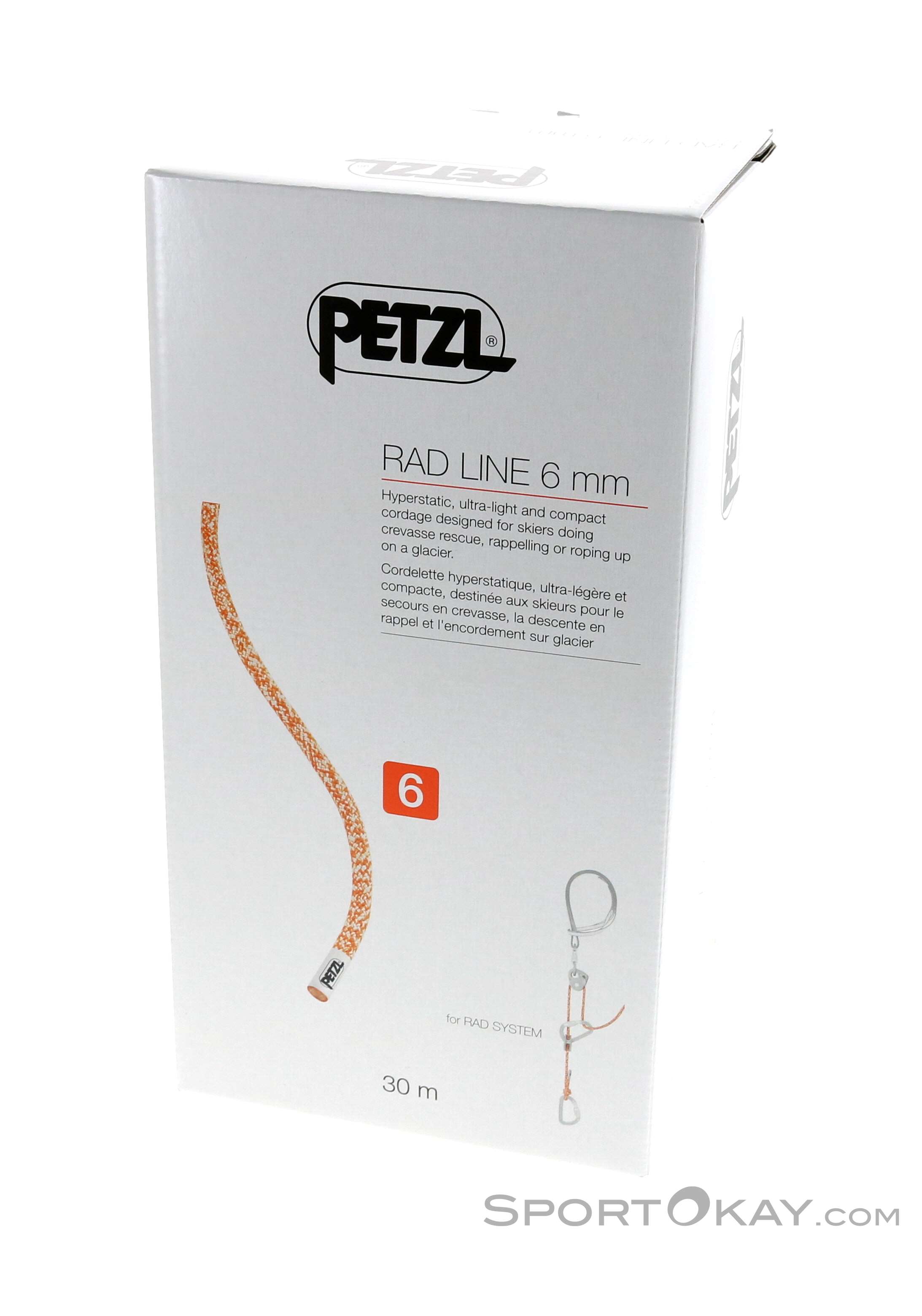 Petzl Rad Line 6mm 30m Cord - Accessory Cord - Climbing Ropes