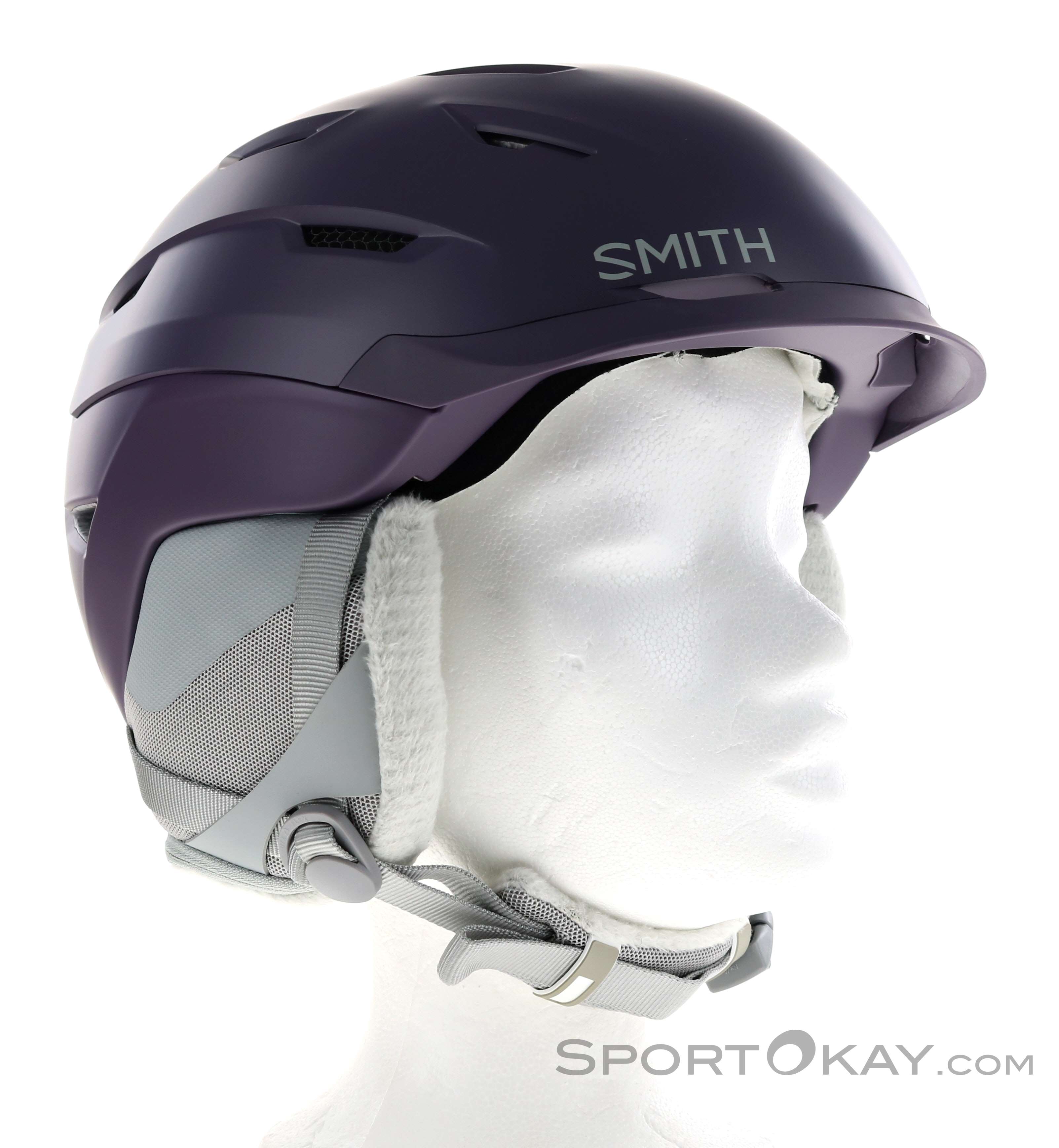 Smith Ski Helmet Snowboard Helmet Vantage Black Plain Colour Ear Cushion