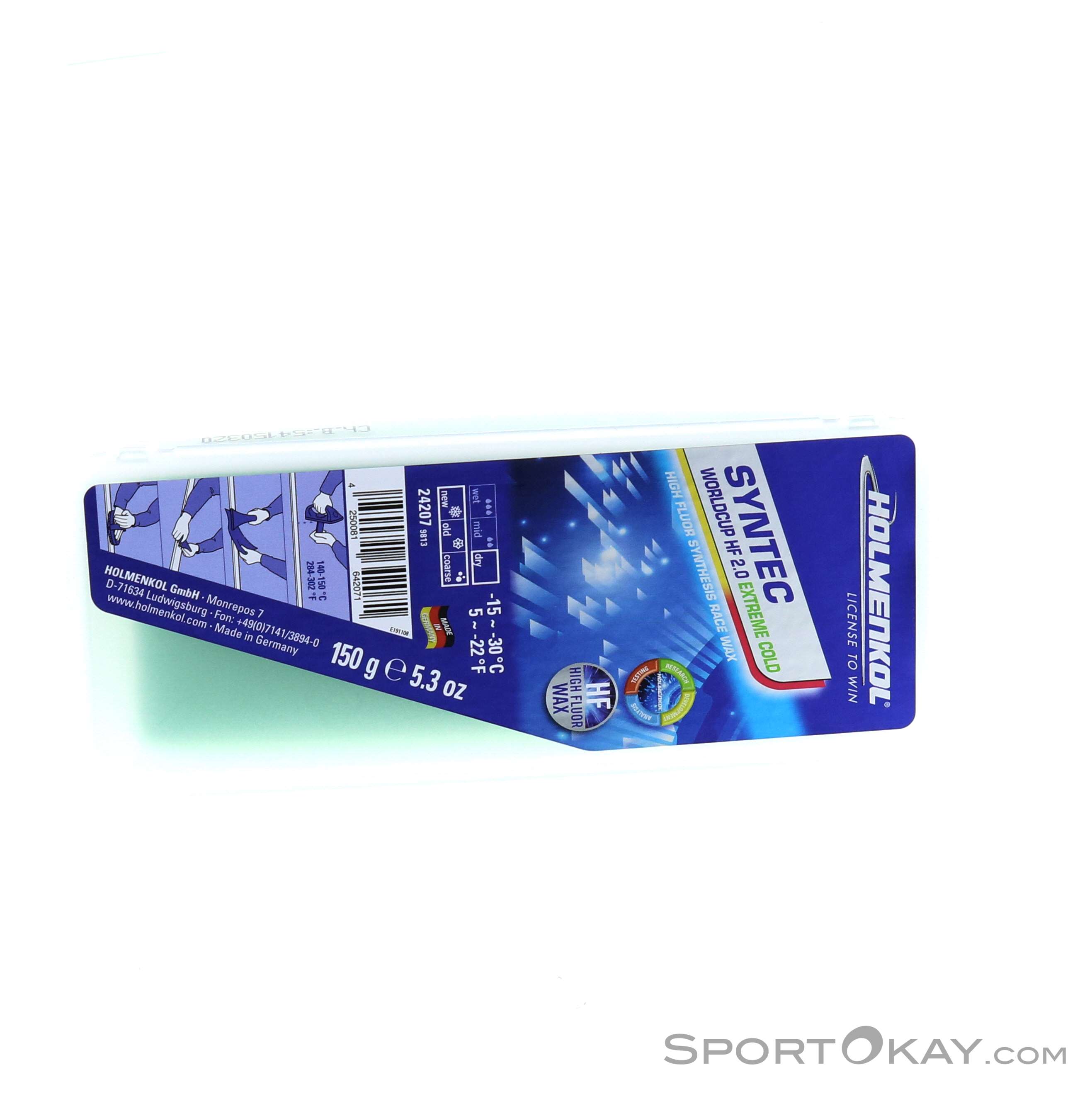 Holmenkol Syntec Worldcup HF 2.0 Extreme Cold Wax - Wax - Ski Care