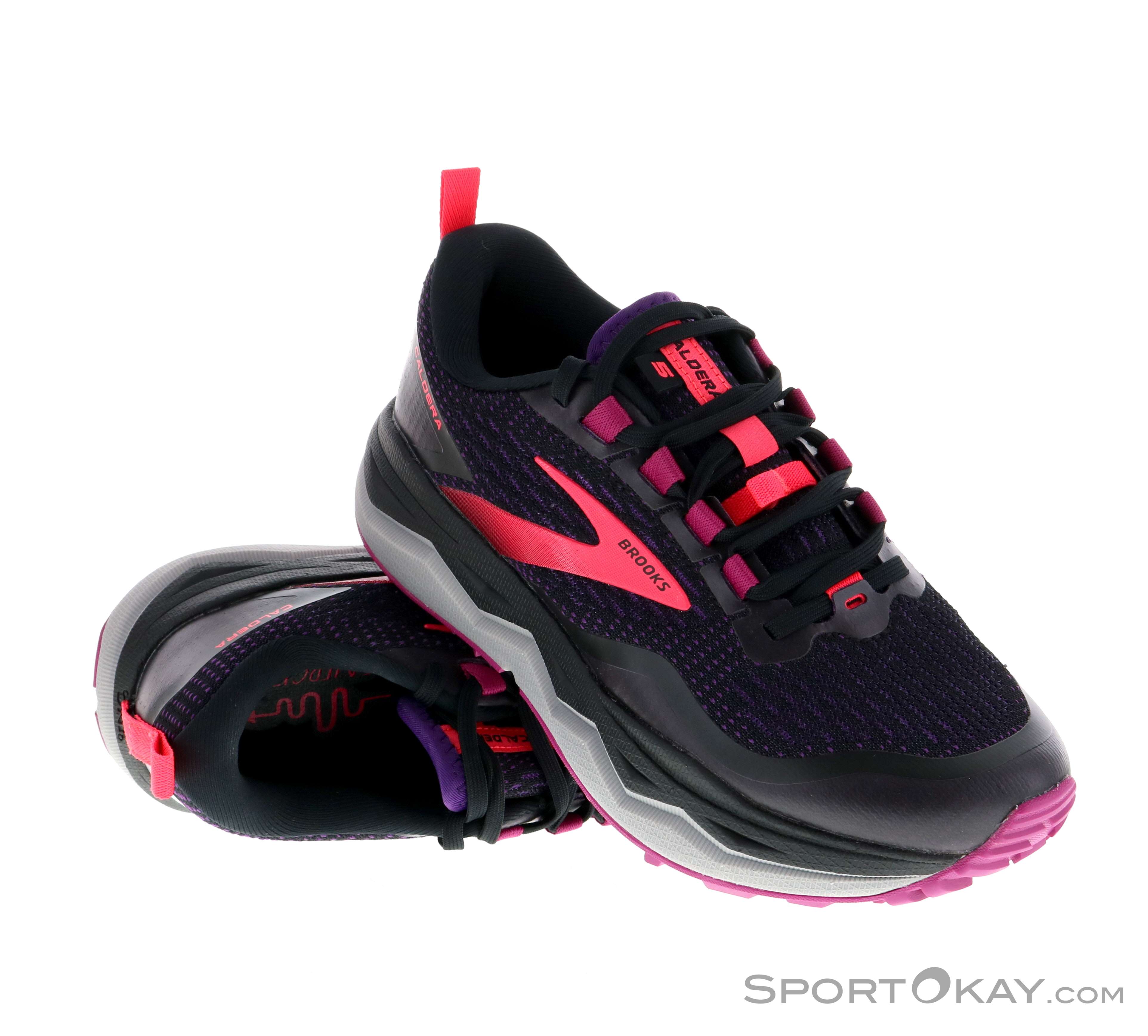 Brooks Caldera 2 Womens Trail Running Shoes Black 