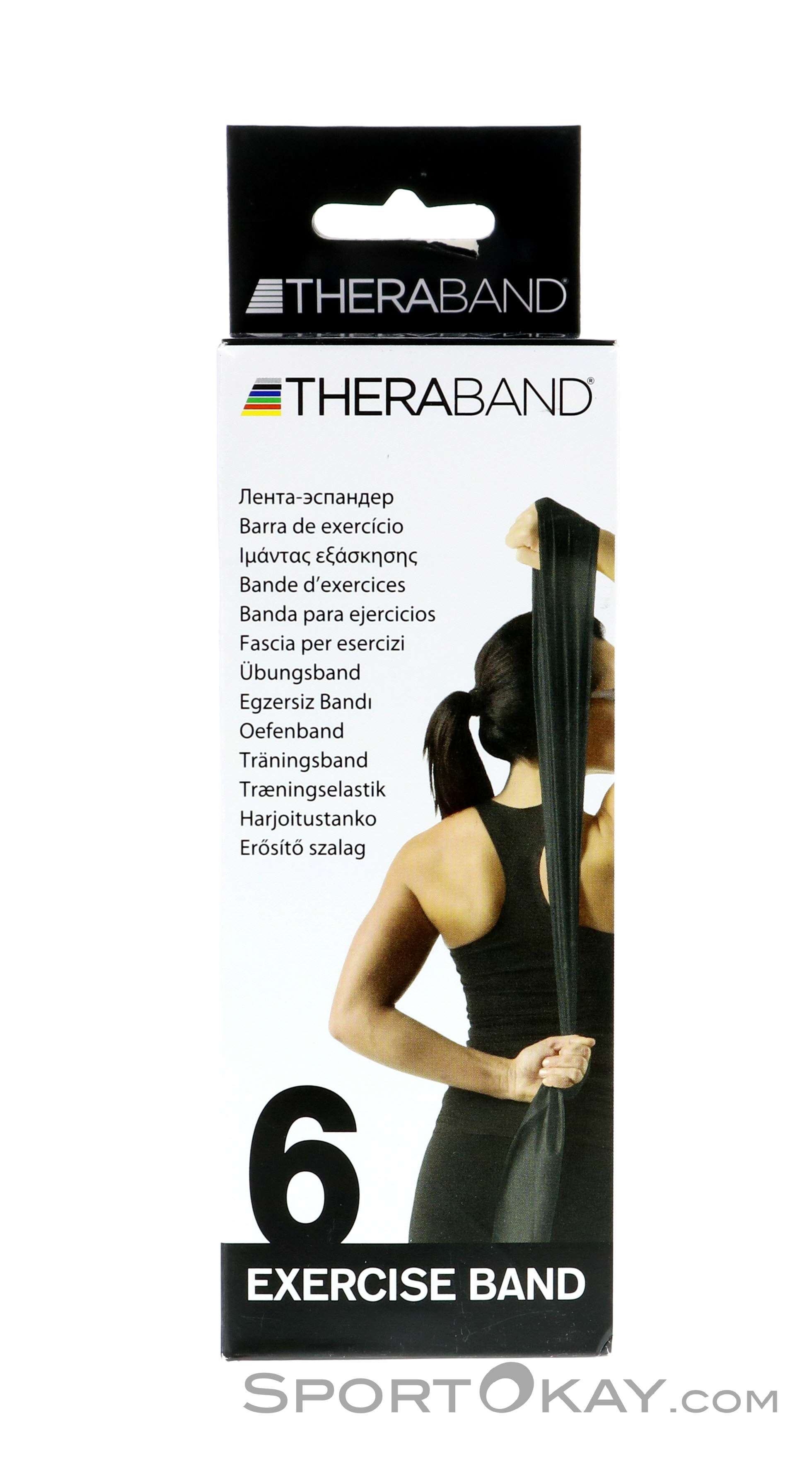 Thera Band 2,5m inkl. RV-Tasche Fitnessband, Thera Band, Schwarz, , Herren,Damen,Unisex, 0275-10000, 5637849815, 087453121964, N1-01.jpg