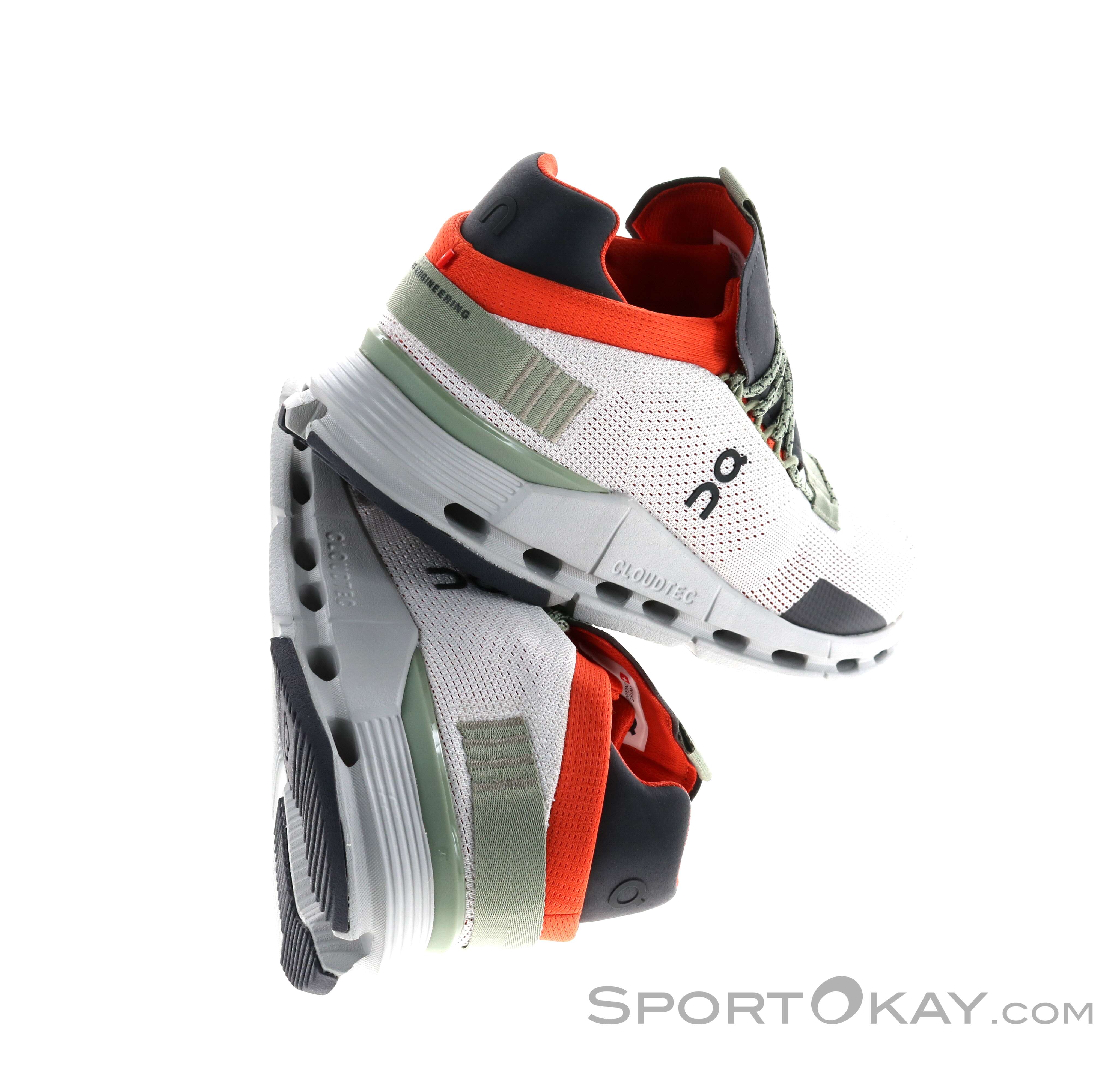 VNDS On Cloudnova Silver Orange Cloudtec Athletic Shoes (26.99819) Mens  Size 8.5