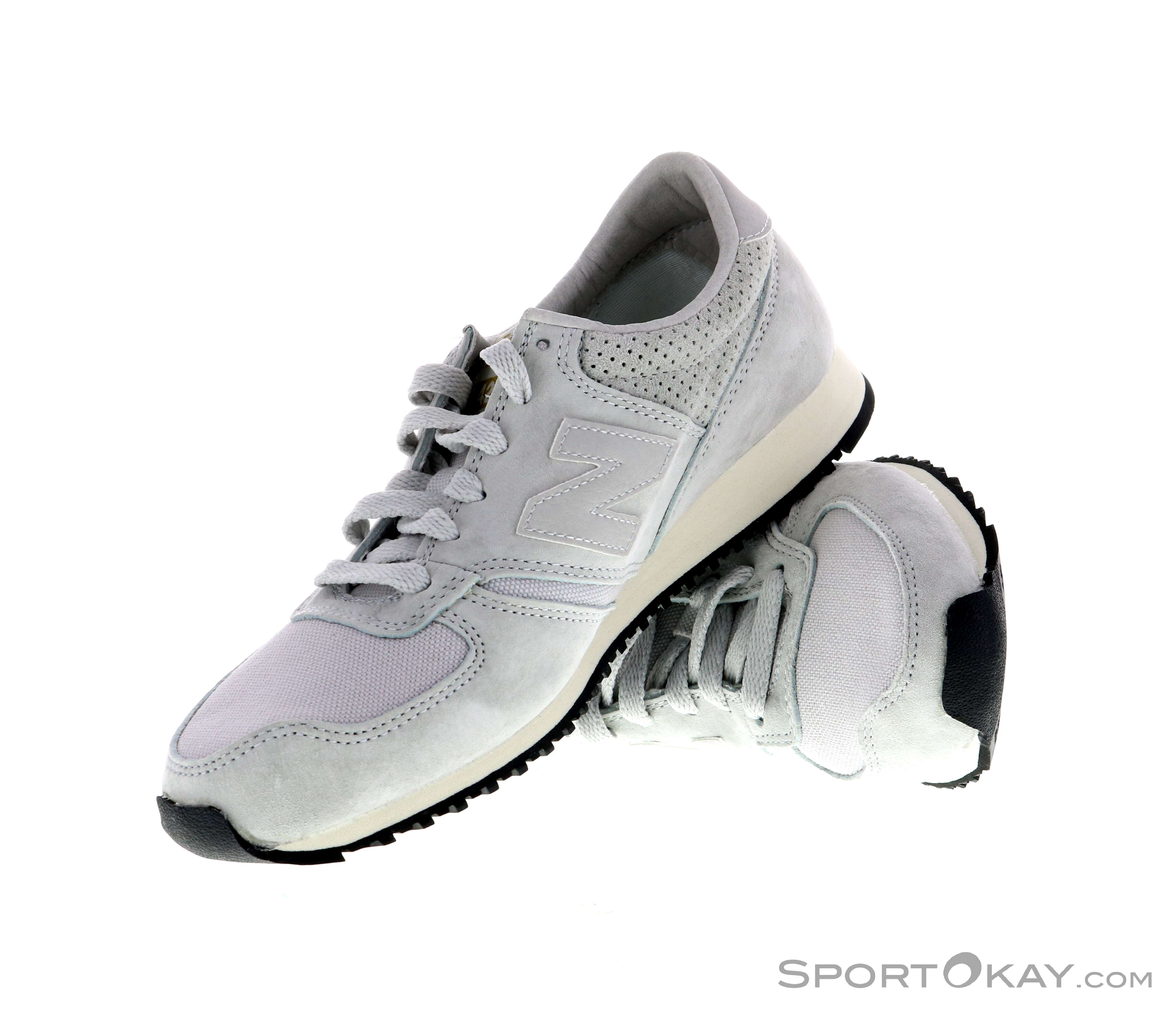 Womens new balance light grey 420 store suede trainers