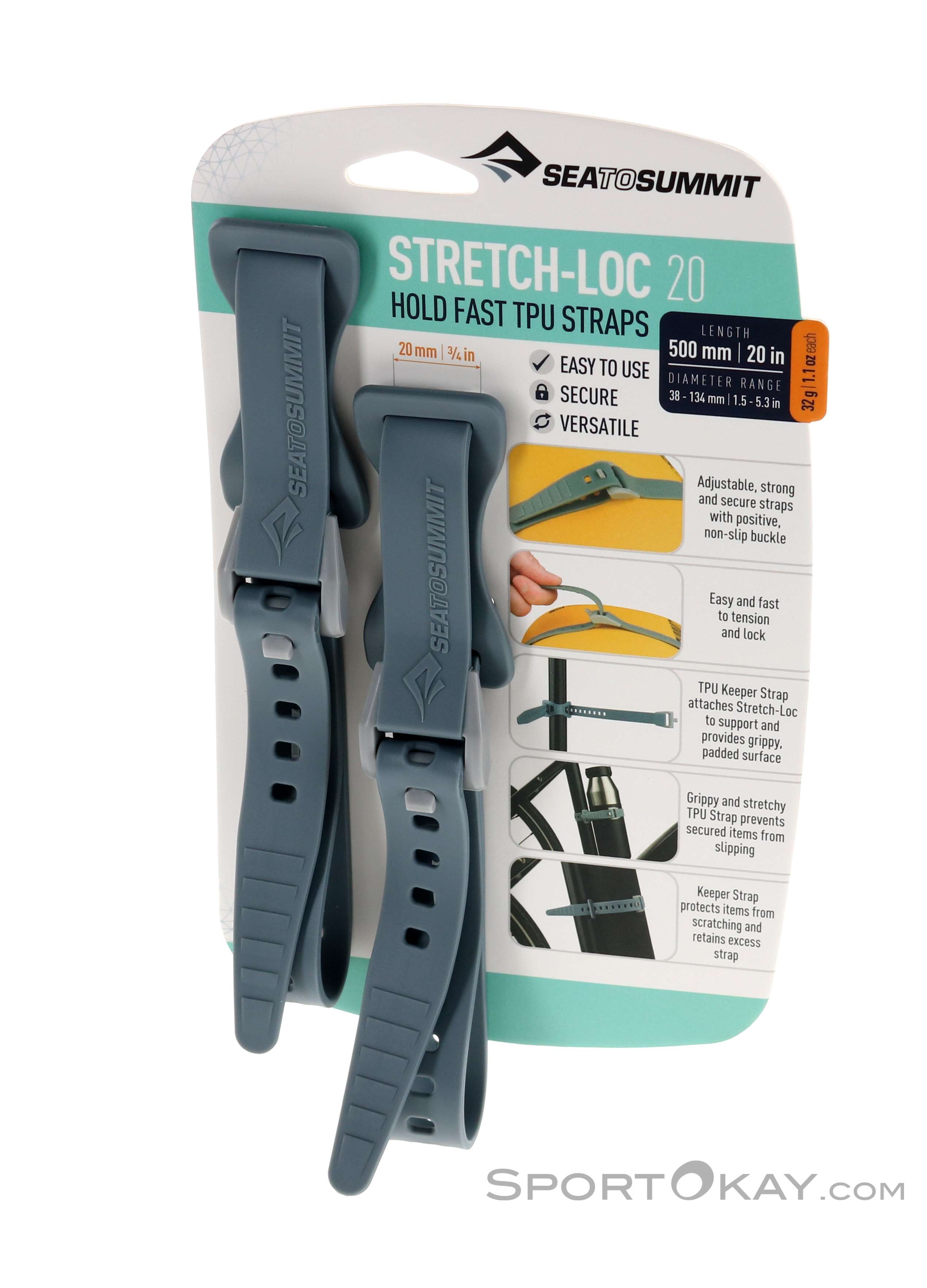 Stretch-Loc TPU Straps (2 Pack) – The Mountain Air