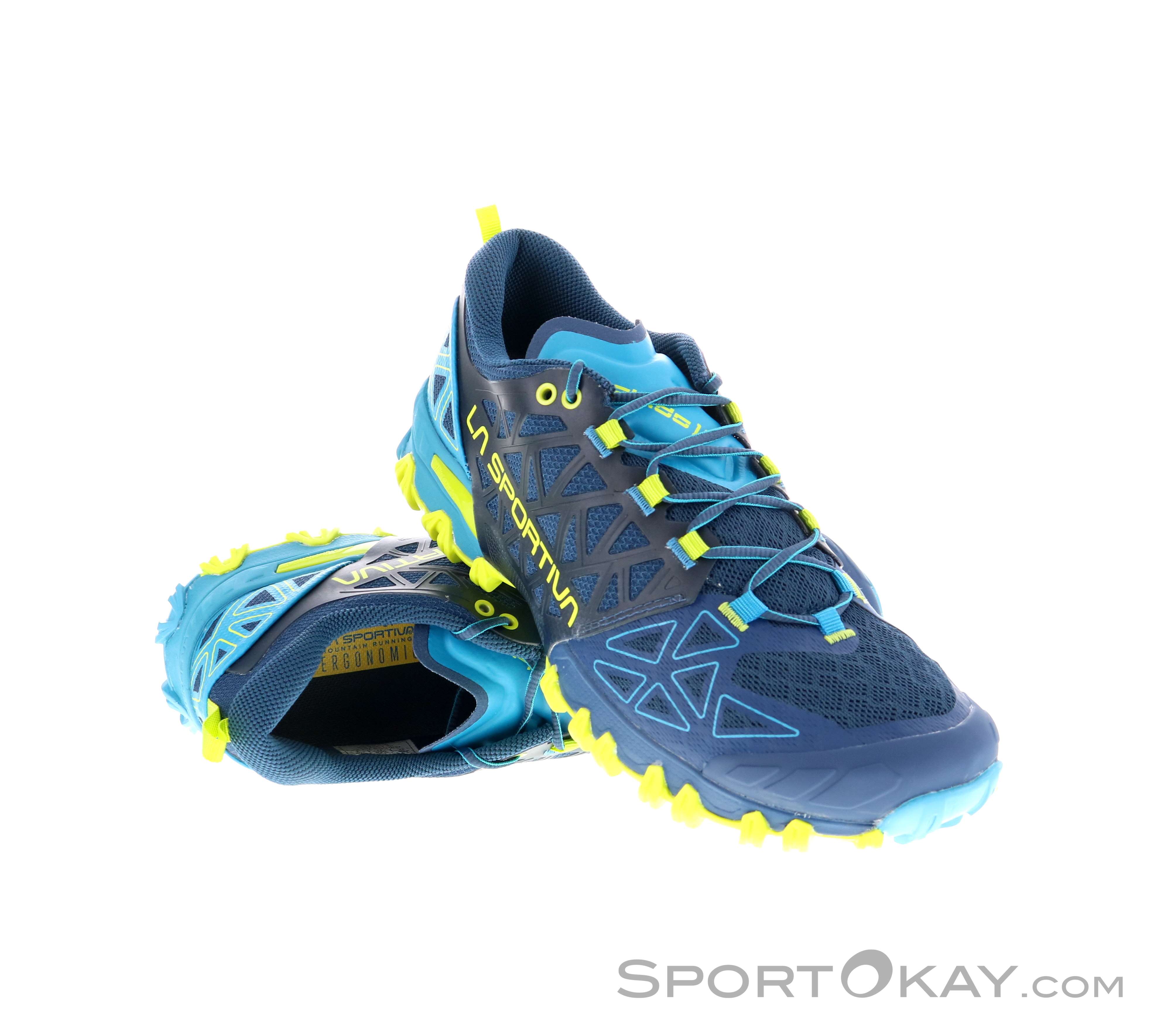 NEW La Sportiva Bushido Men's Trail Running Shoe Blue/Papaya 