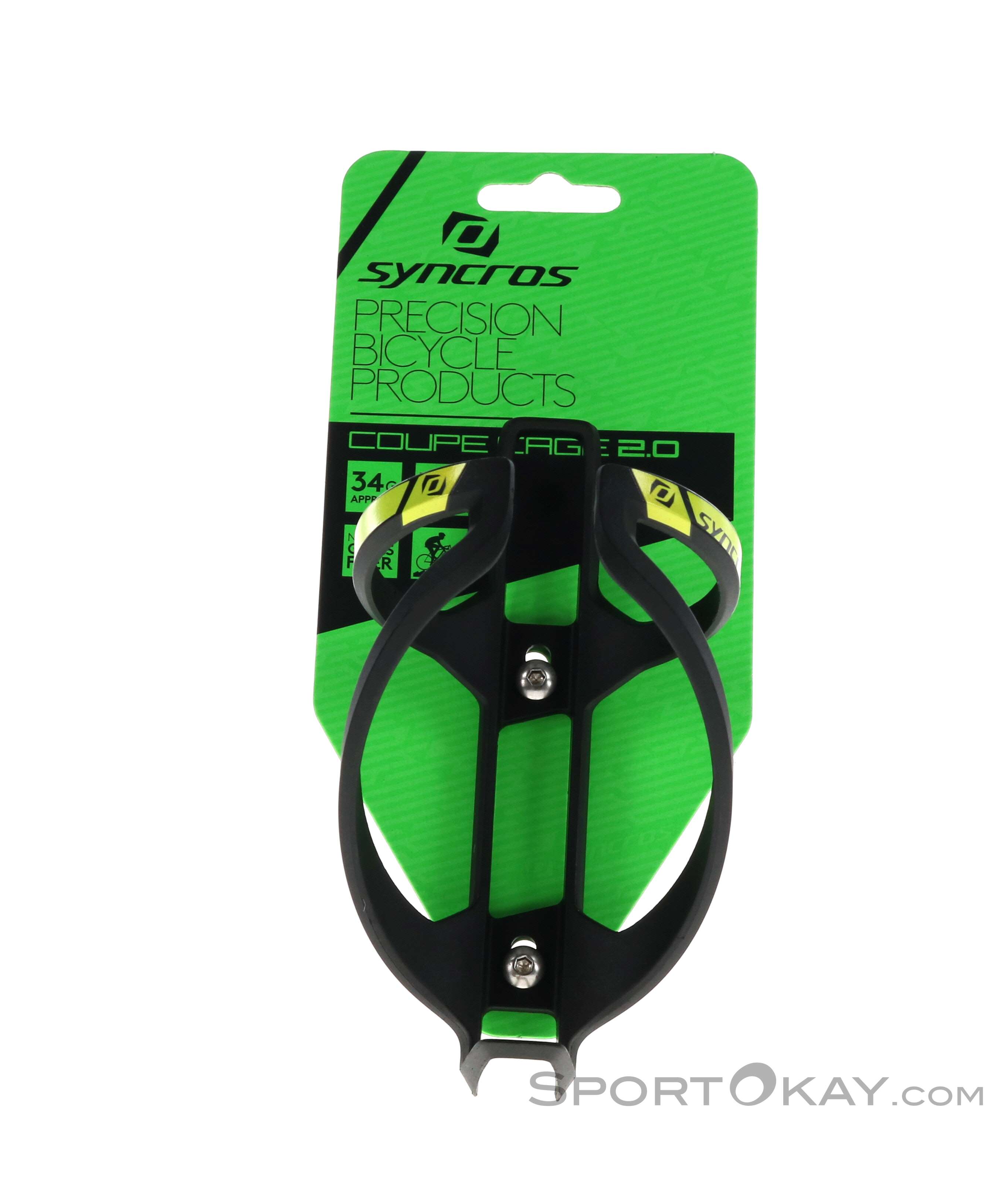 Black/Yellow Syncros Coupe 2.0 Bottle Cage