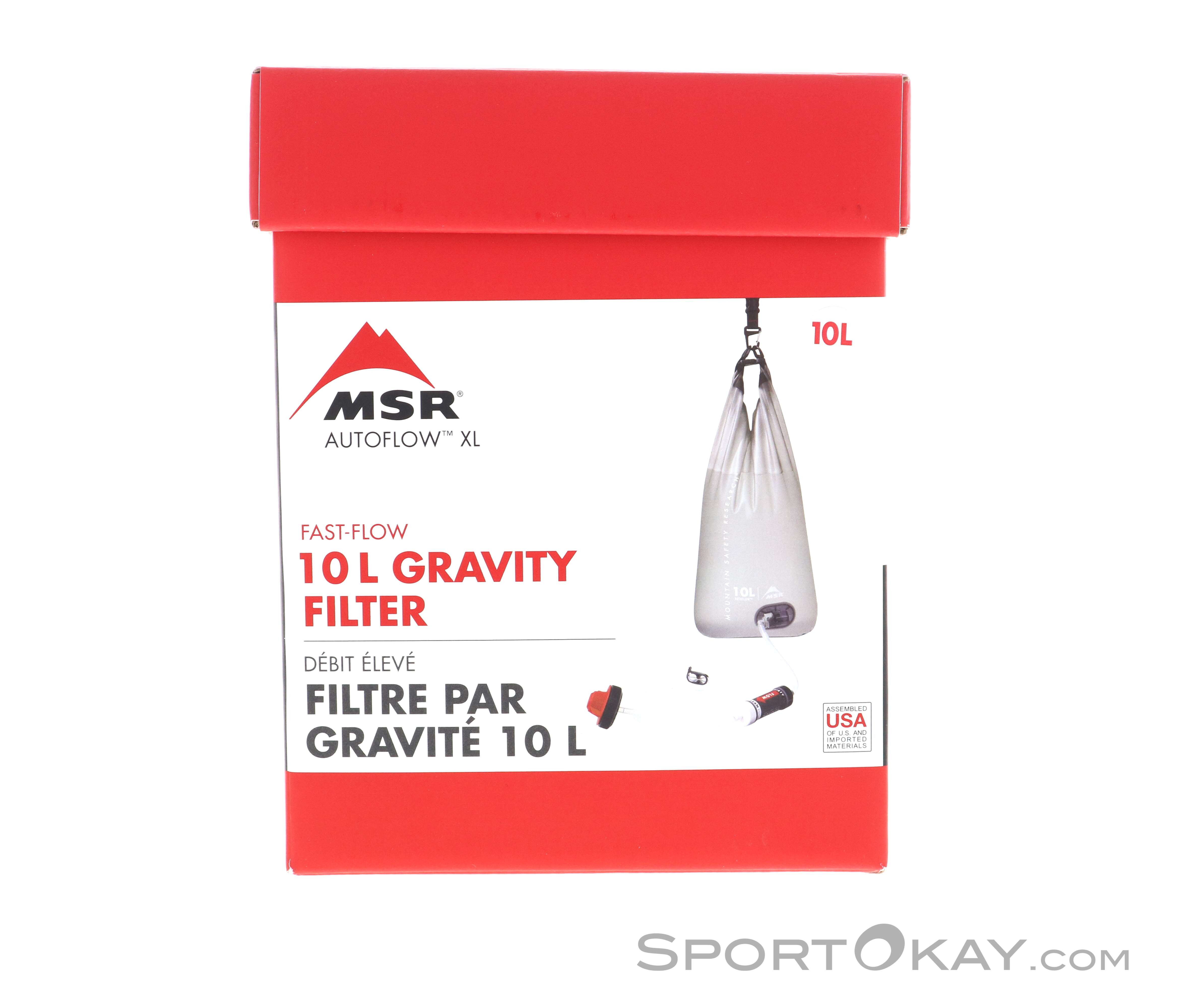 Filtre à eau par gravité Msr AutoFlow XL 10 L