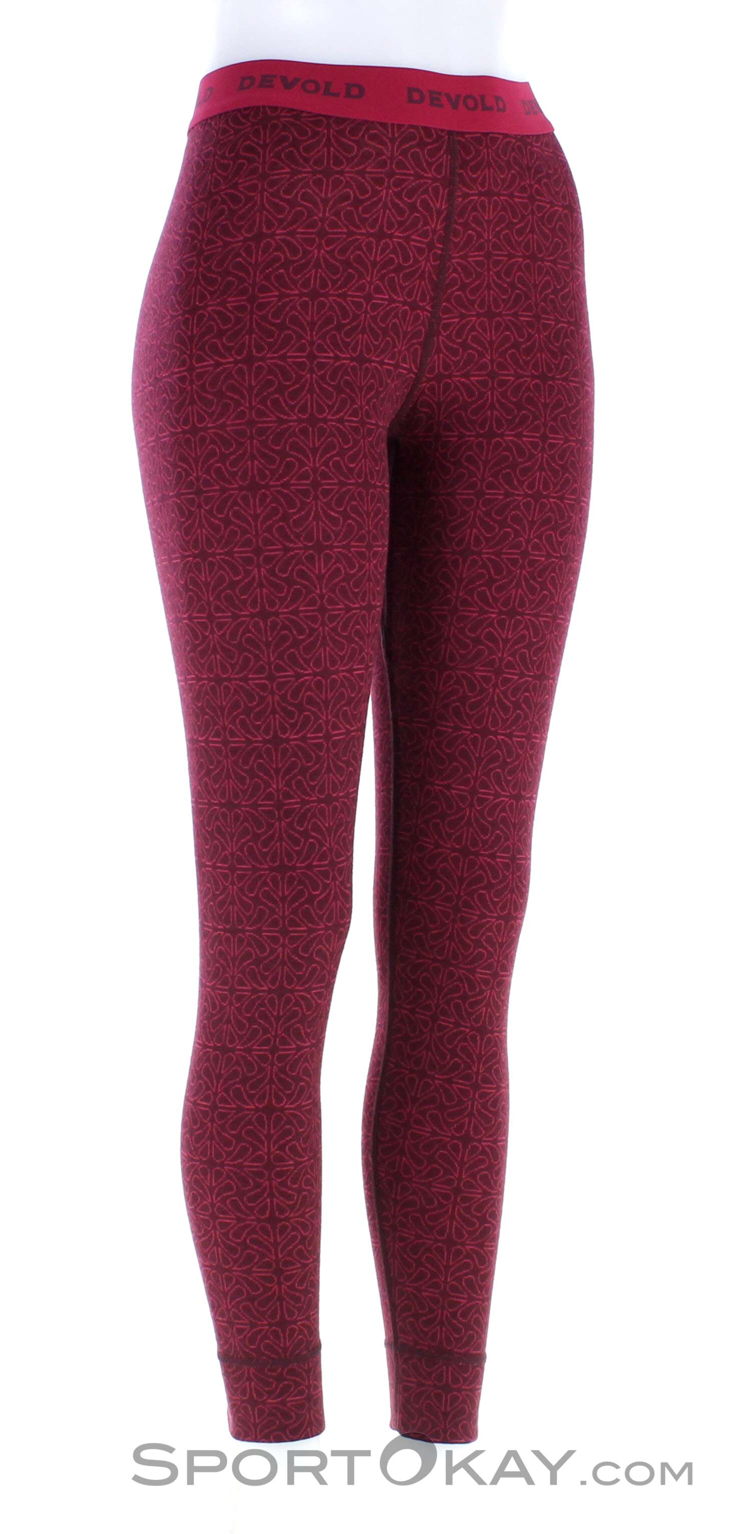 red long johns women's