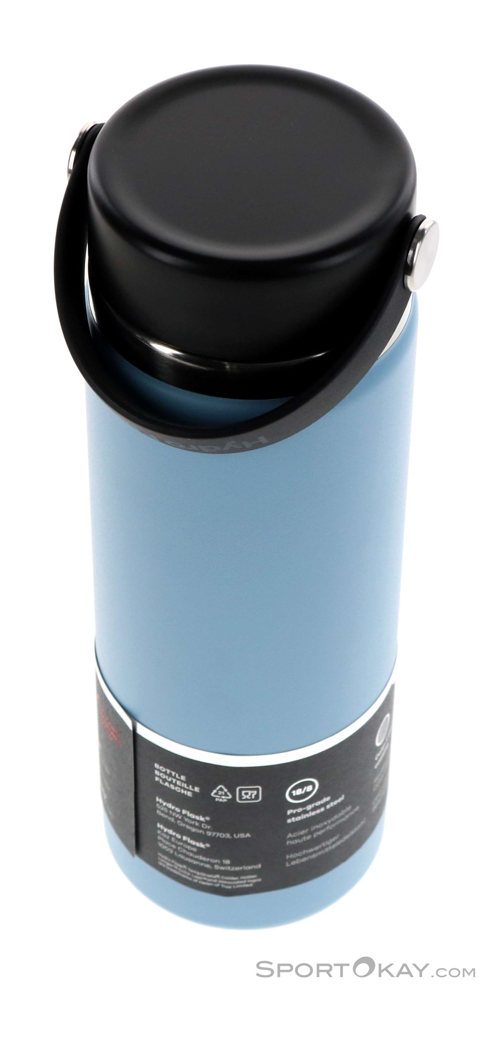 Blue Stainless Steel Soup Thermos, 13 Oz.