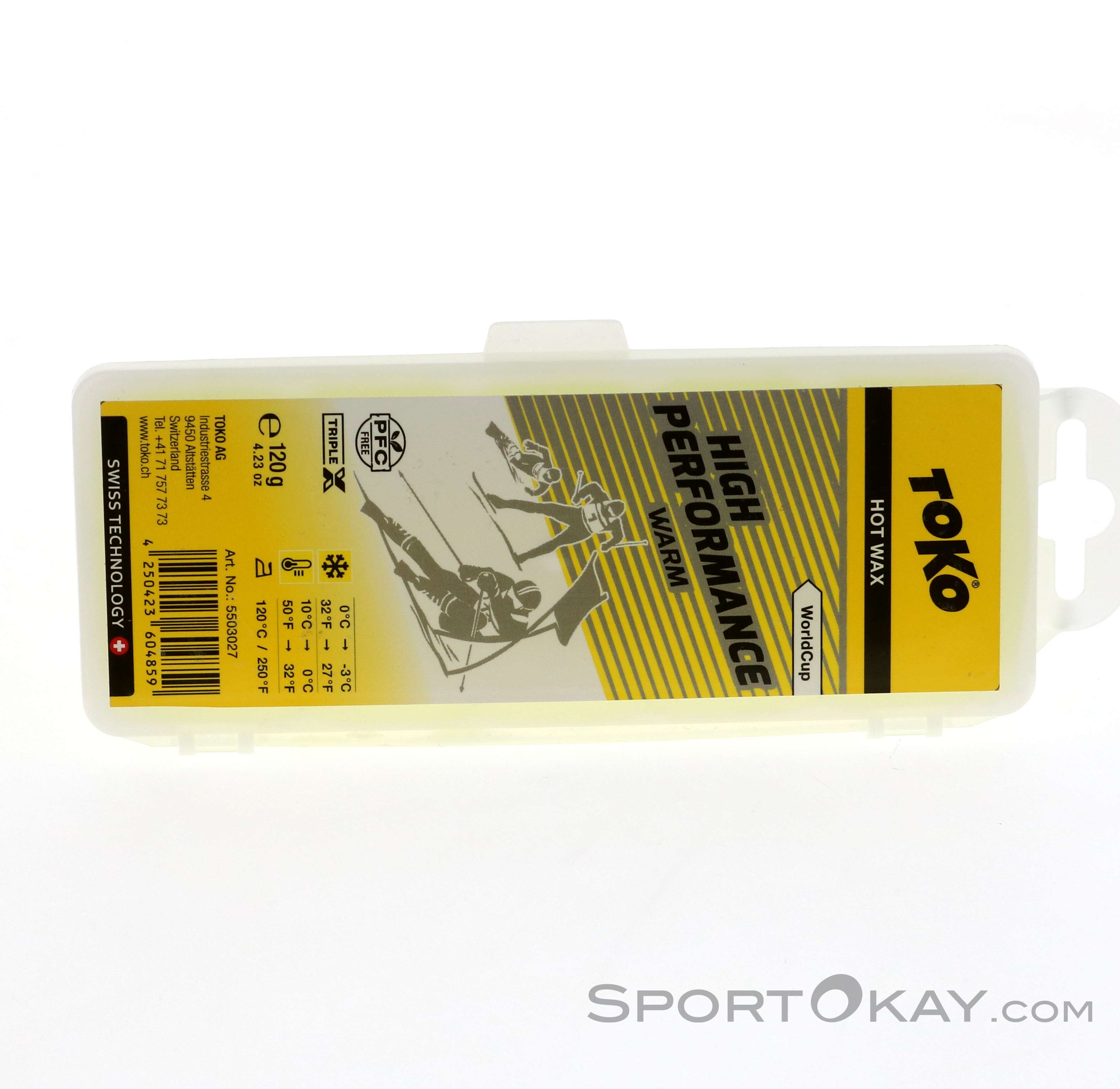Toko World Cup High Performance Warm 120g Hot Wax - Wax - Ski Care
