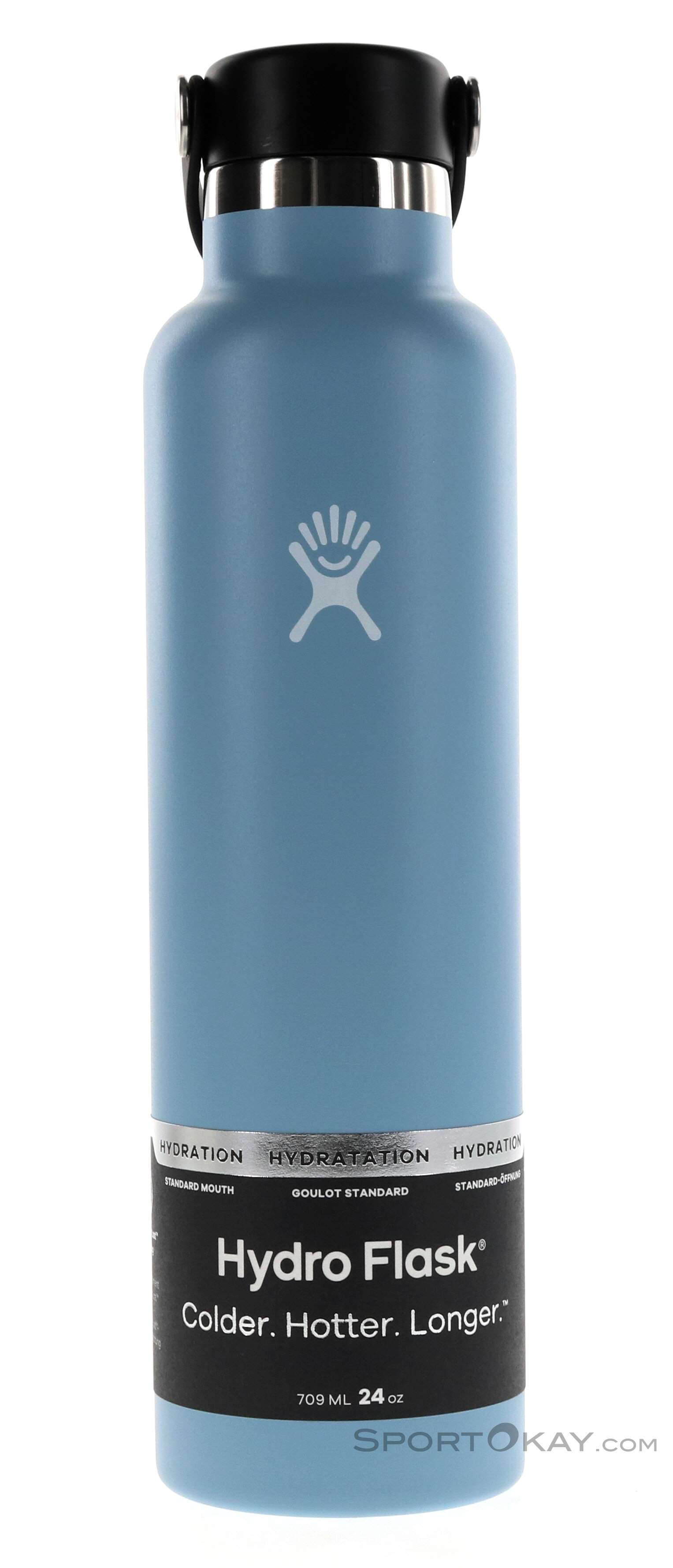 Hydro Flask 24 oz Water Bottle with Sport Cap Light Blue