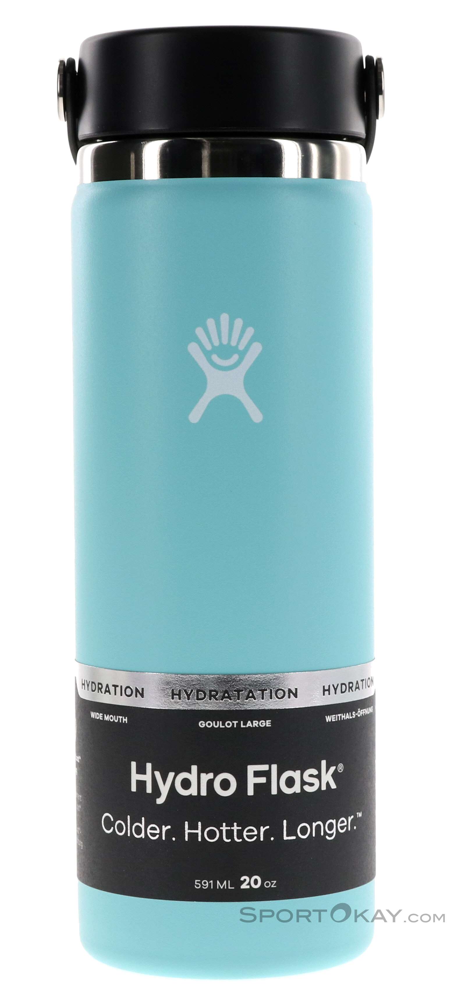Hydro Flask Wide Mouth Rain 20 OZ Thermos Bottle - Water Bottles - Fitness  Accessory - Fitness - All
