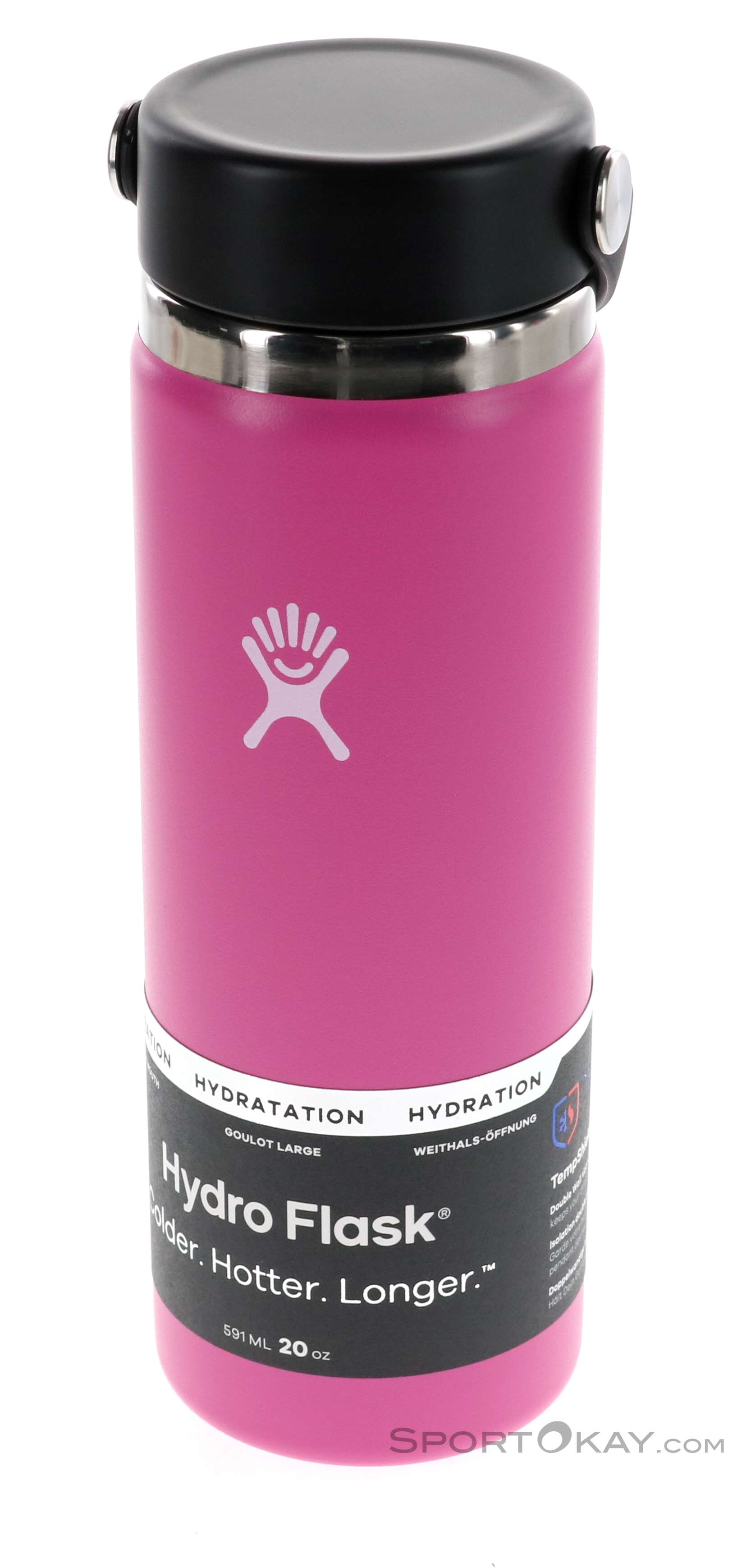 Hydro Flask 20 OZ Flex Cap Carnation 0,591 Thermos Bottle - Water