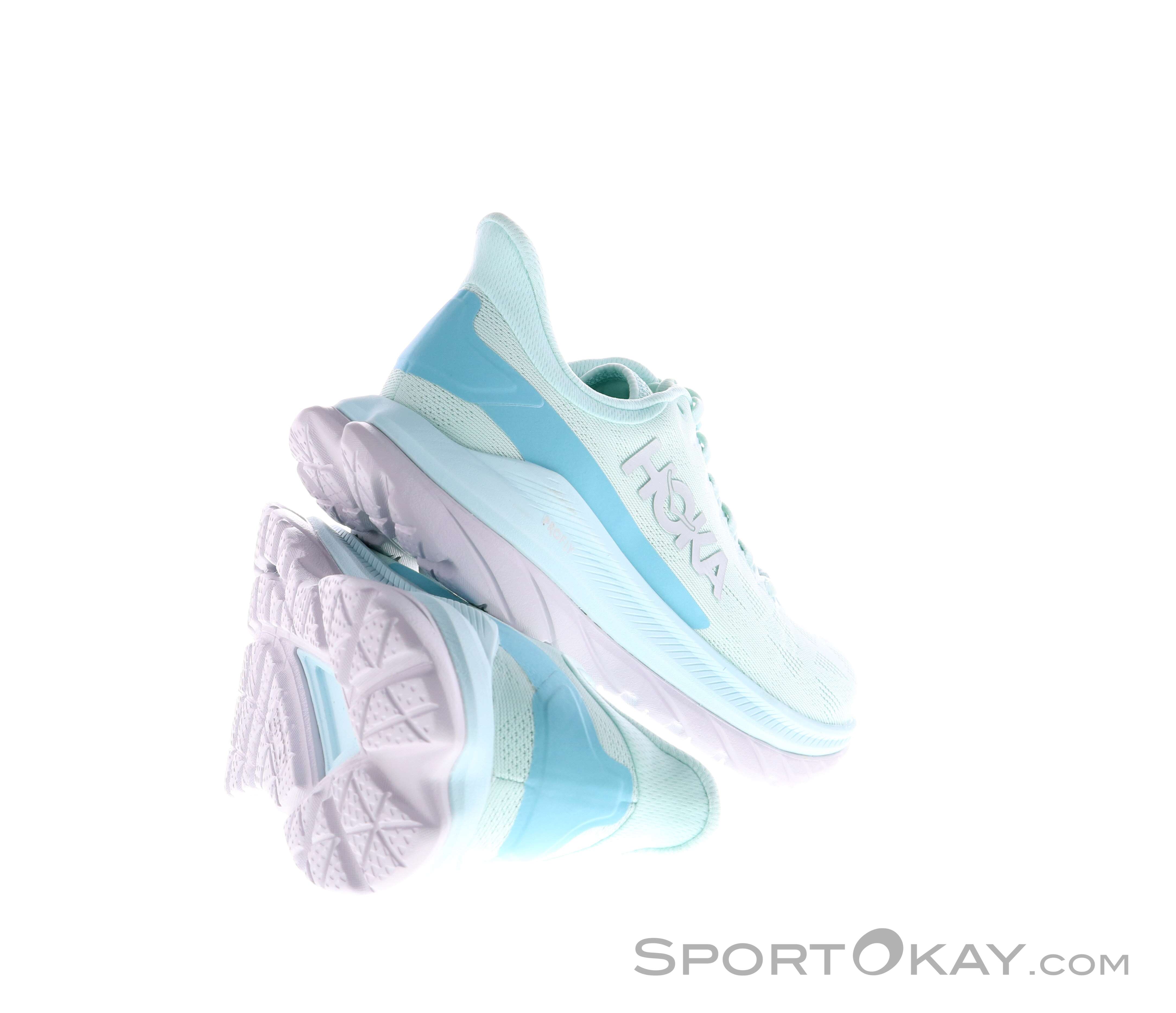 hoka one one light blue