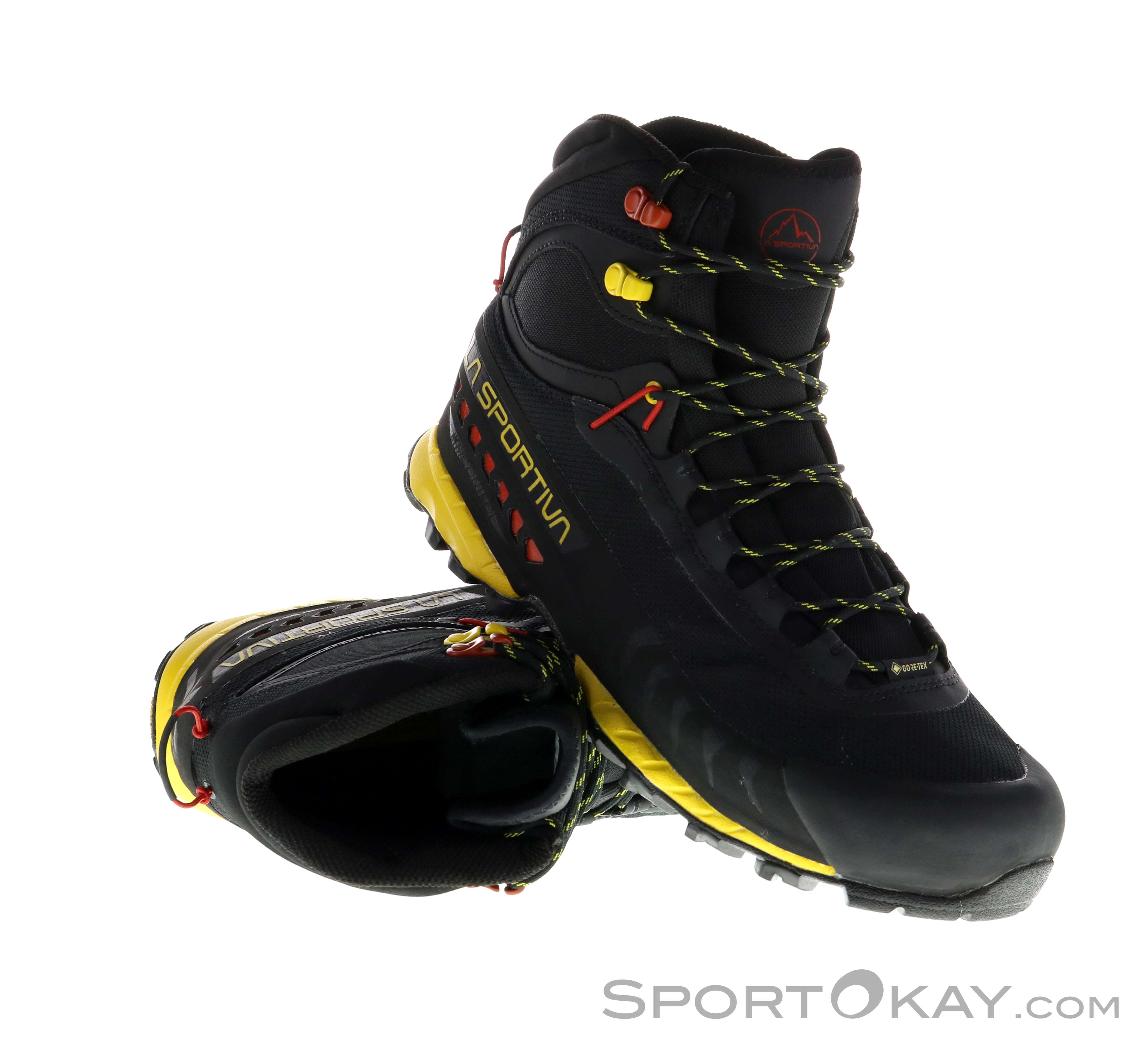 GORE-TEX La Sportiva Mens TxS GORE-TEX Walking Boots Black Sports Outdoors Waterproof 