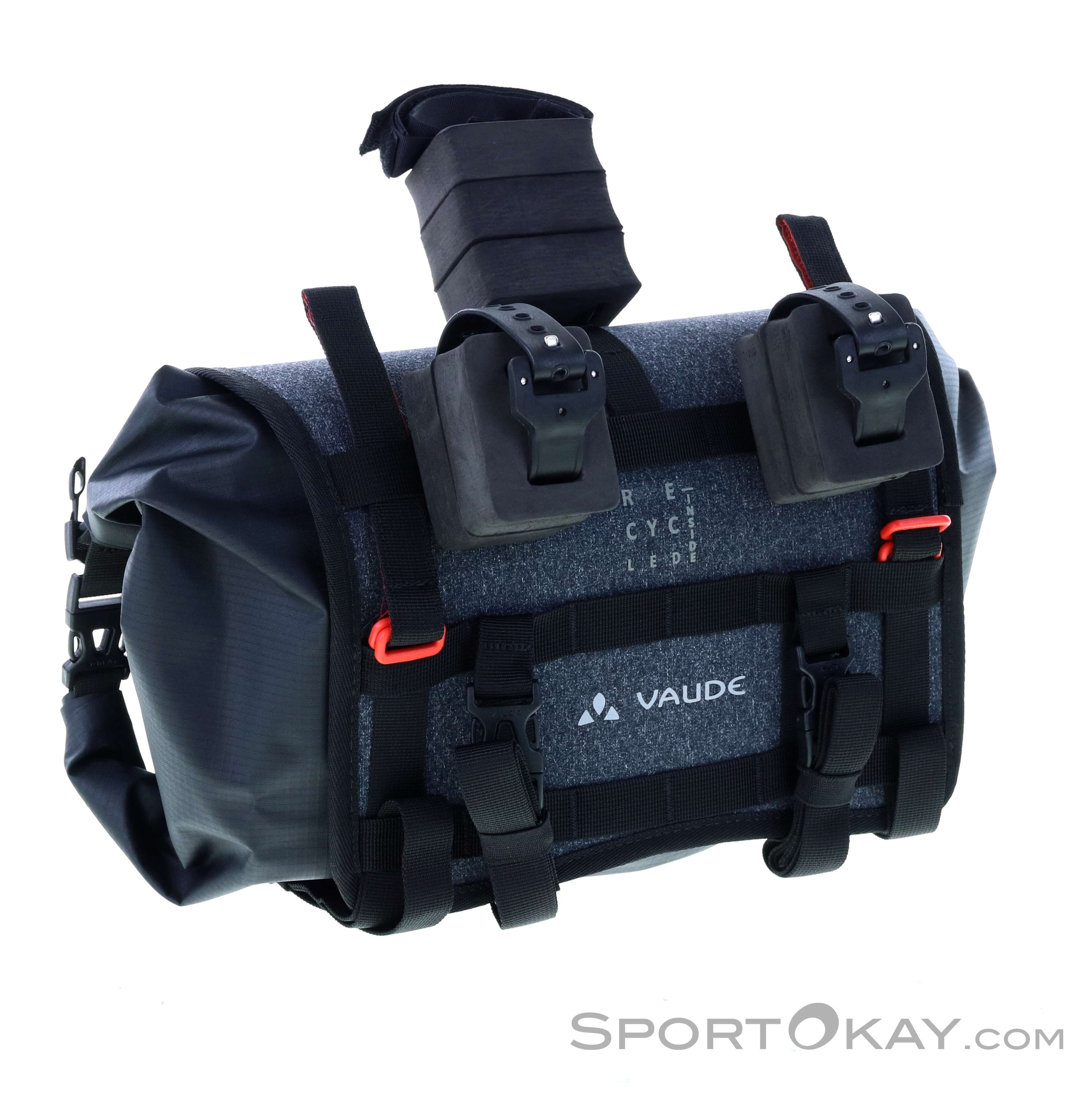 Sacoche de fourche avec support Bikepacking étanche 3,5L Green line -  Add-One