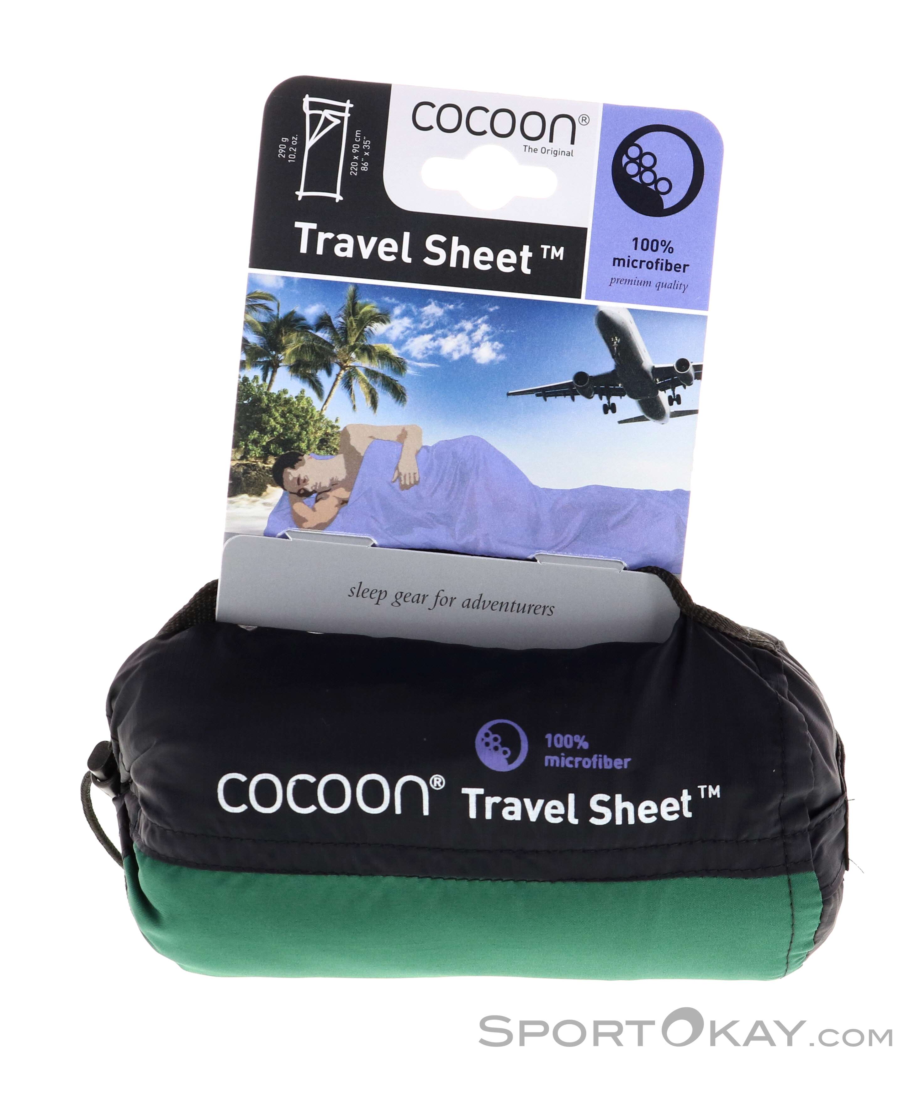Cocoon Travel Sheet Mikrofaser Schlafsack
, Cocoon, Oliv-Dunkelgrün, , Herren,Damen,Unisex, 0233-10008, 5637969732, 799696106256, N1-01.jpg