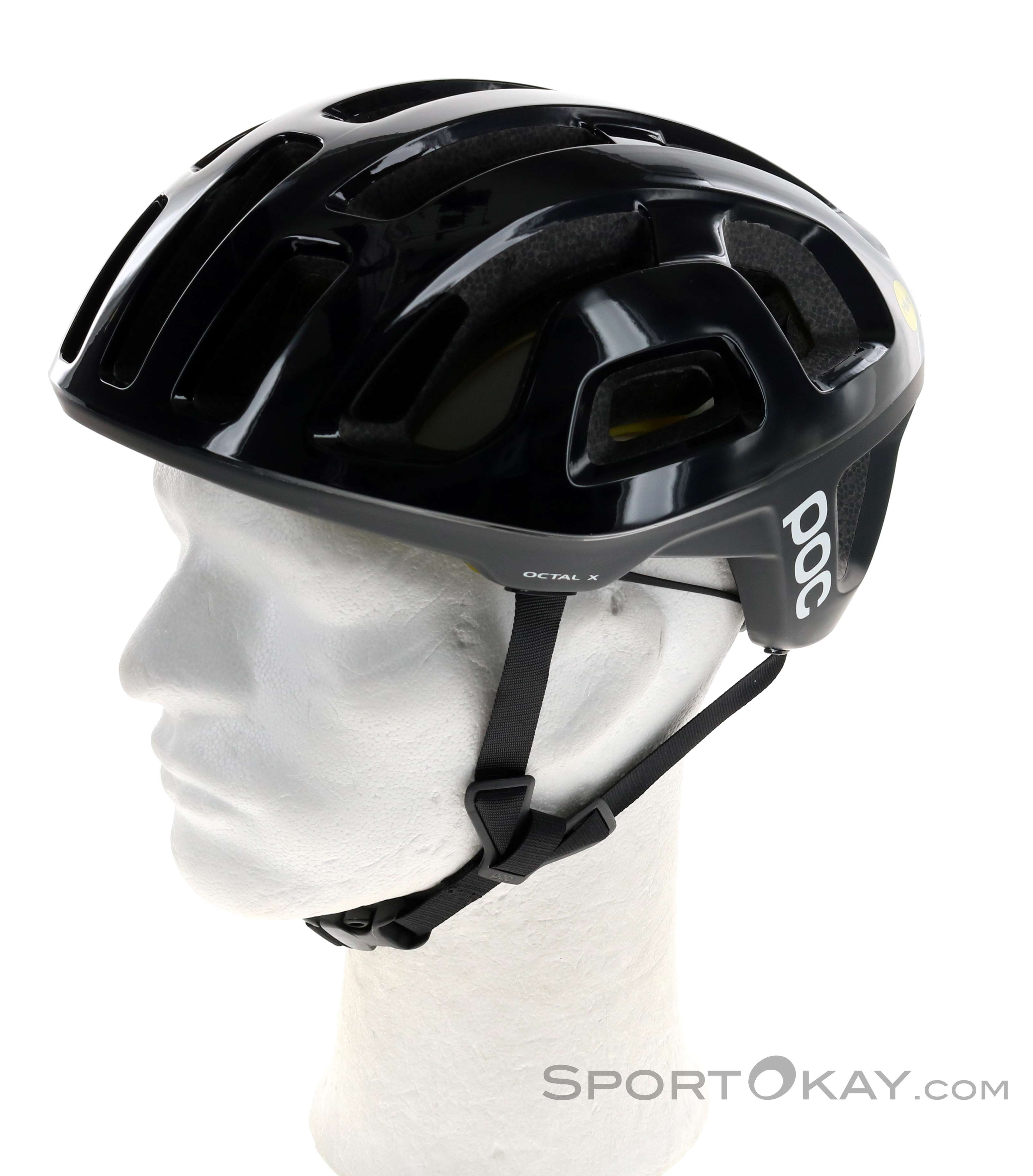POC, Octal X Spin, Helmet for Mountain Biking, Uranium Black, L