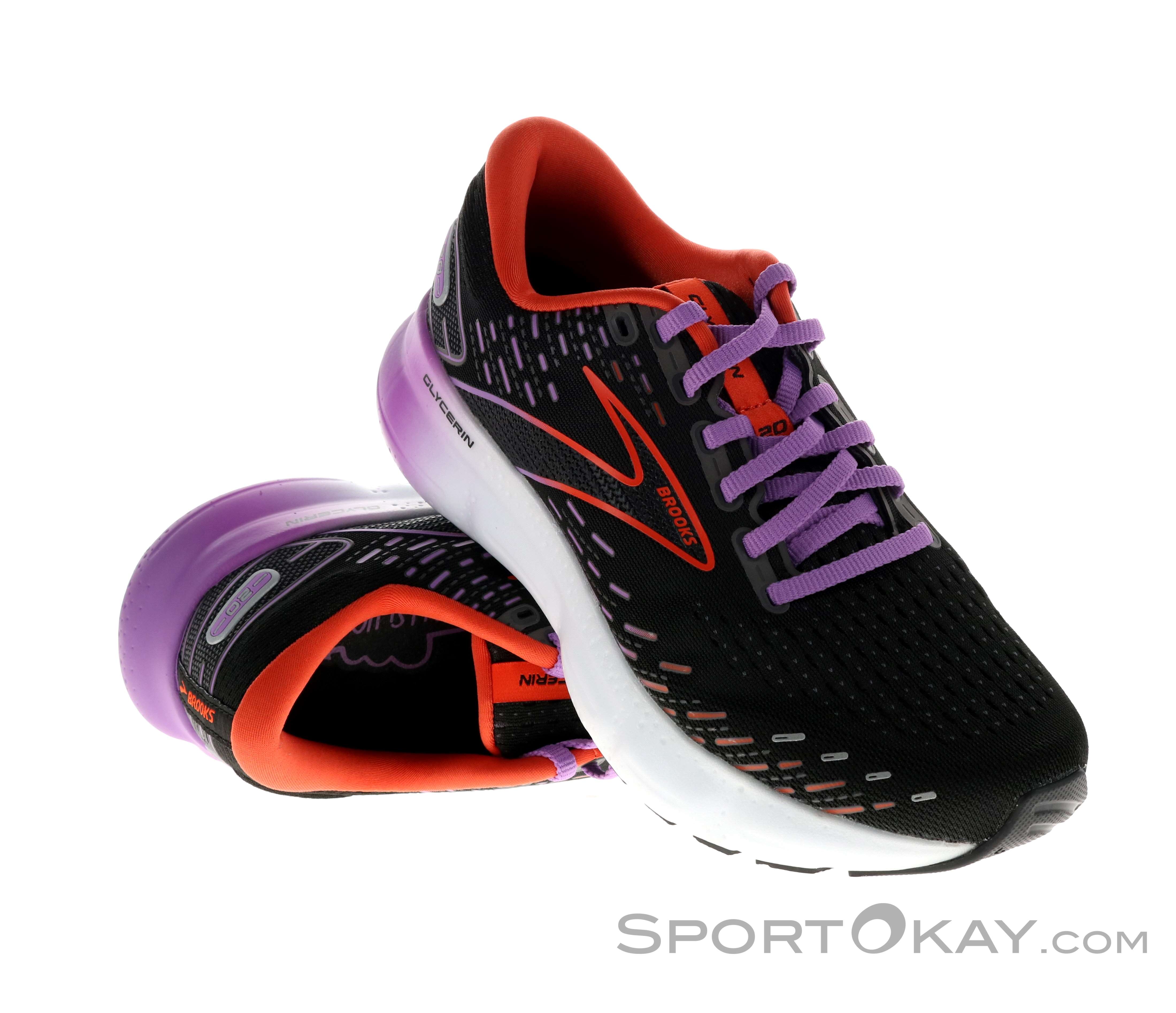 Brooks Glycerin 18 Purple/Orange Training Performance Running