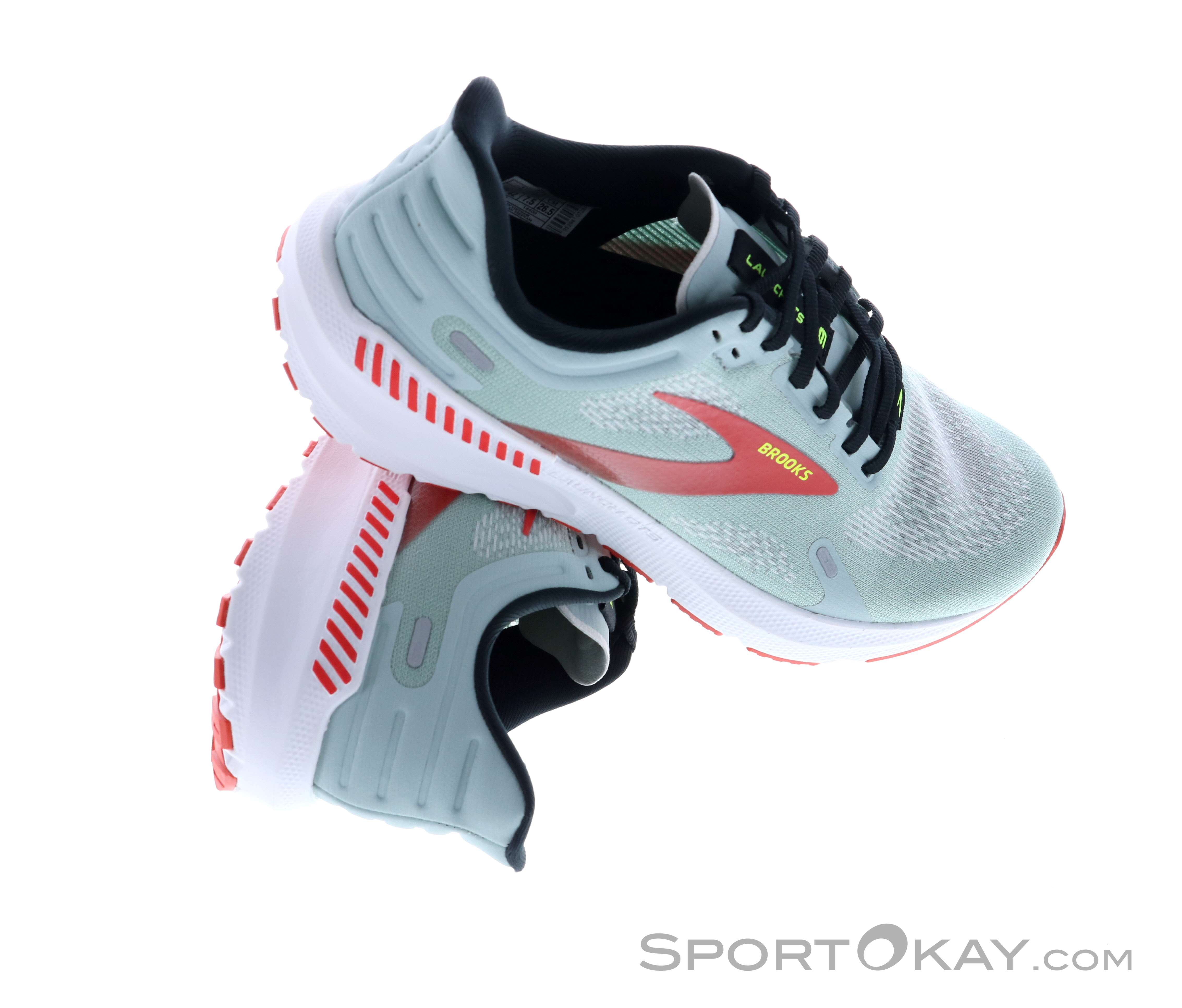 Mens Launch GTS 9 Running Shoes in White/White Size 8.0 Finish Line Men Sport & Swimwear Sportswear Sports Shoes Running 