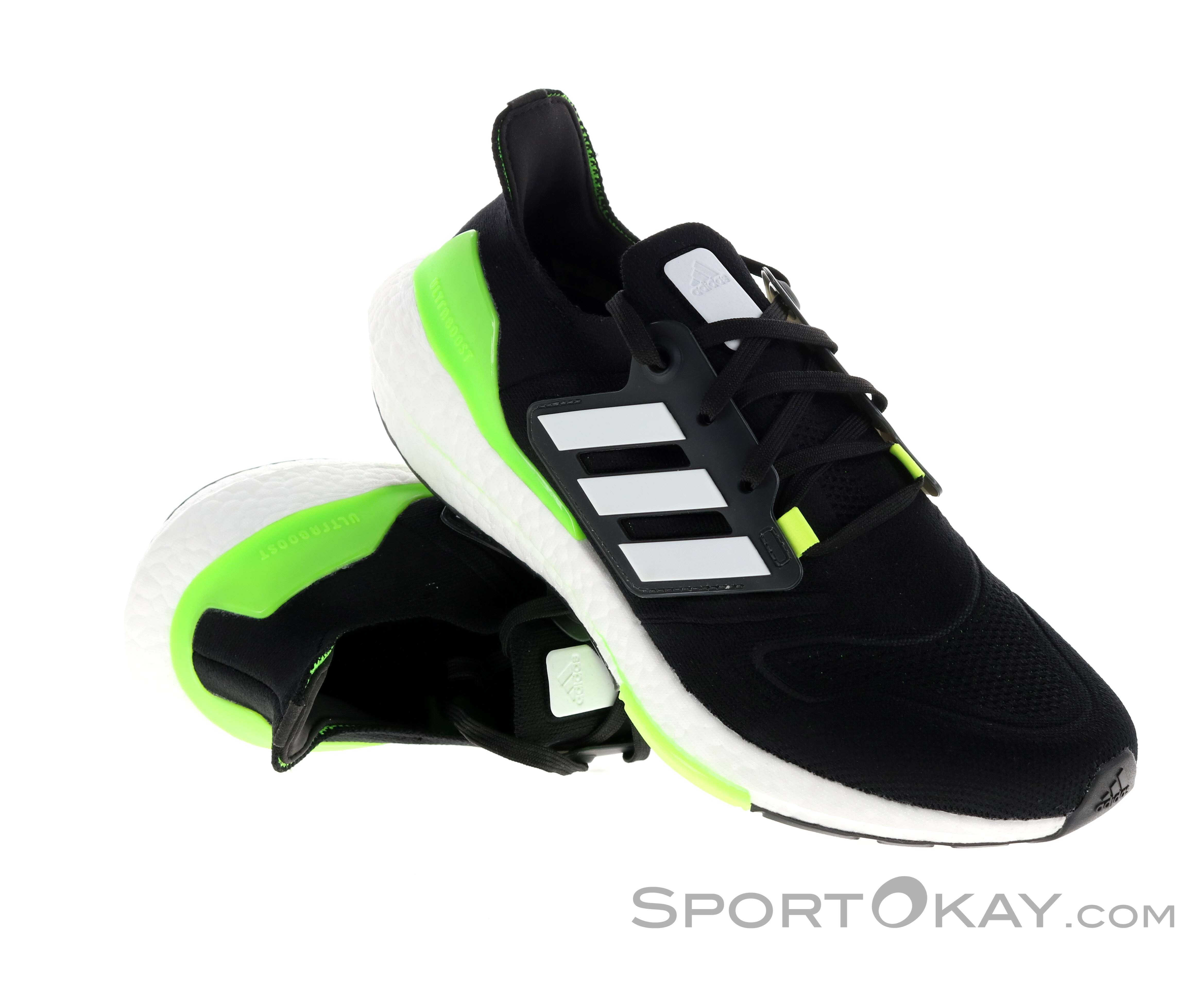 Chaussures Running adidas running UltraBoost 22 Noir Vert Homme